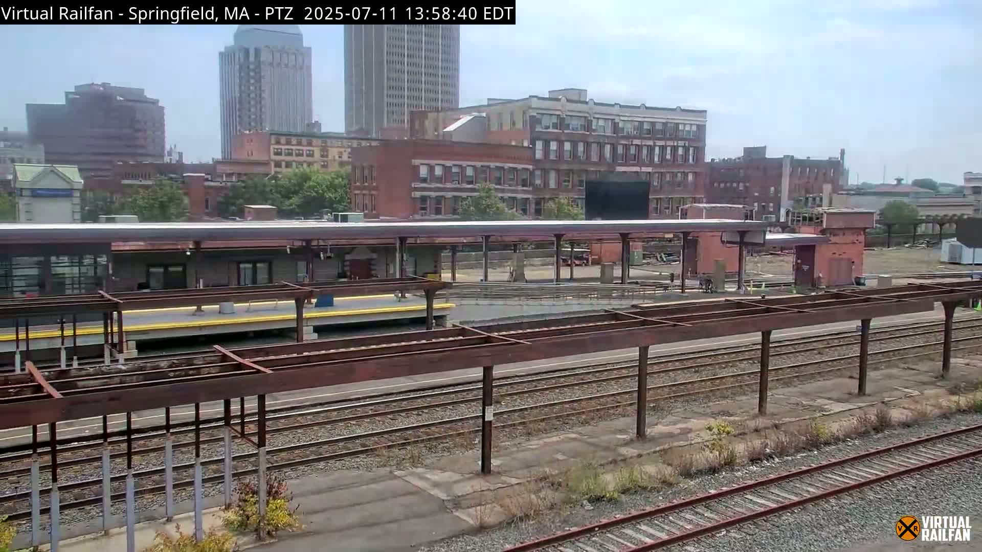 Springfield City & Springfield Union Railway Station Live Cam - Springfield, Hampden, Massachusetts, USA