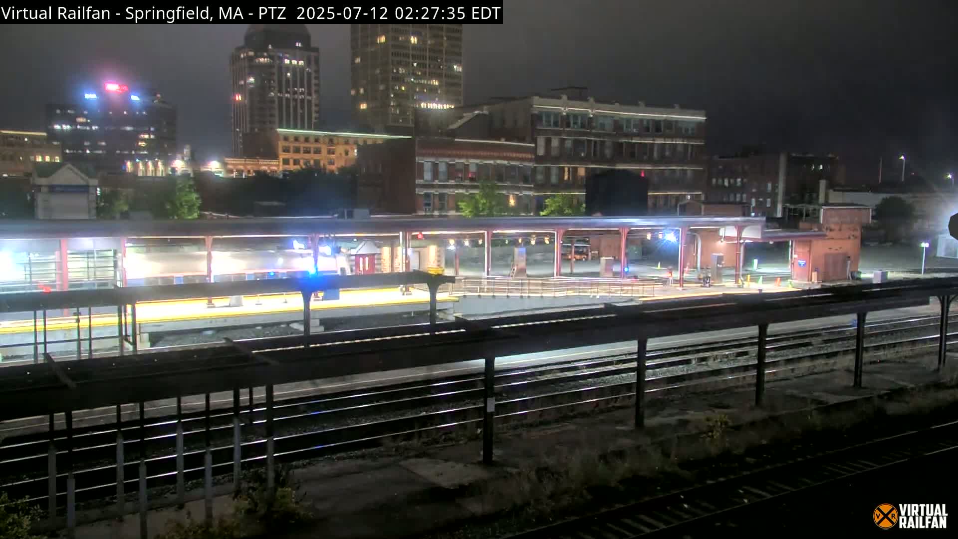 Springfield City & Springfield Union Railway Station Live Cam - Springfield, Hampden, Massachusetts, USA
