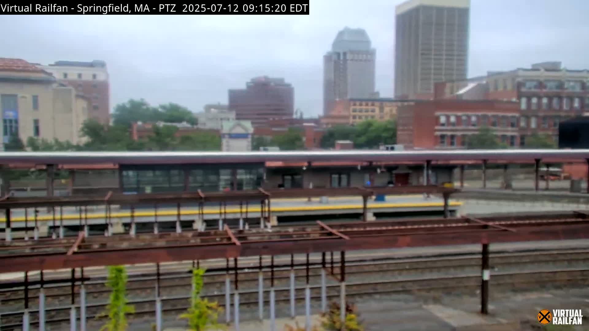 Springfield City & Springfield Union Railway Station Live Cam - Springfield, Hampden, Massachusetts, USA