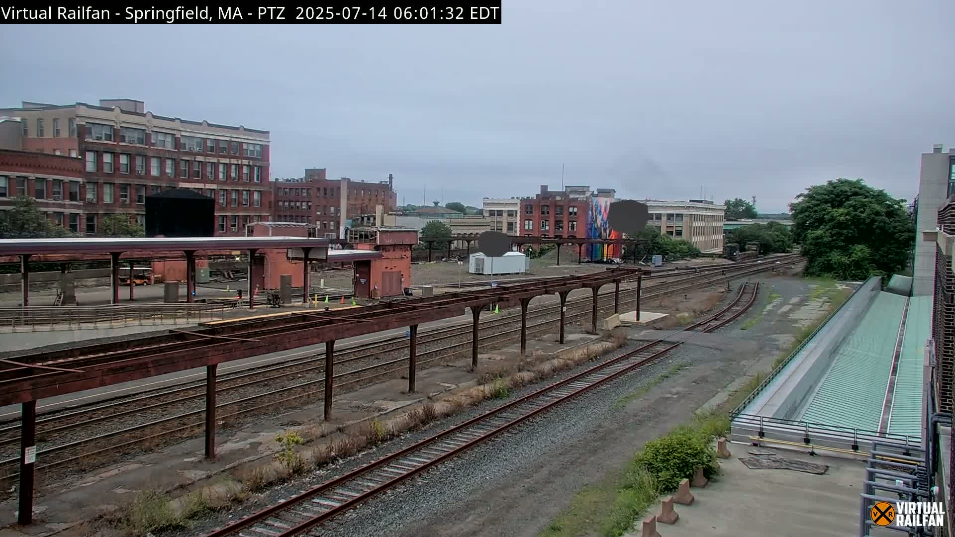 Springfield City & Springfield Union Railway Station Live Cam - Springfield, Hampden, Massachusetts, USA