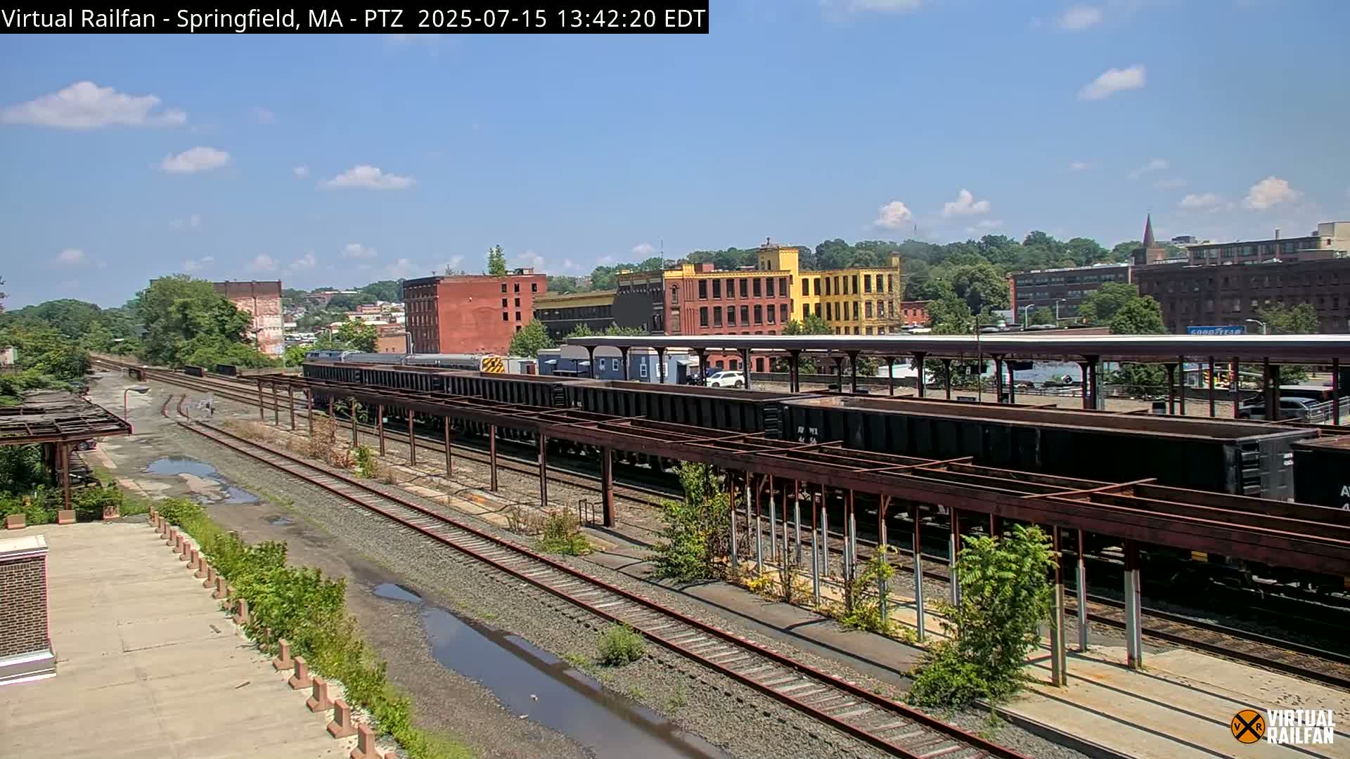 Springfield City & Springfield Union Railway Station Live Cam - Springfield, Hampden, Massachusetts, USA