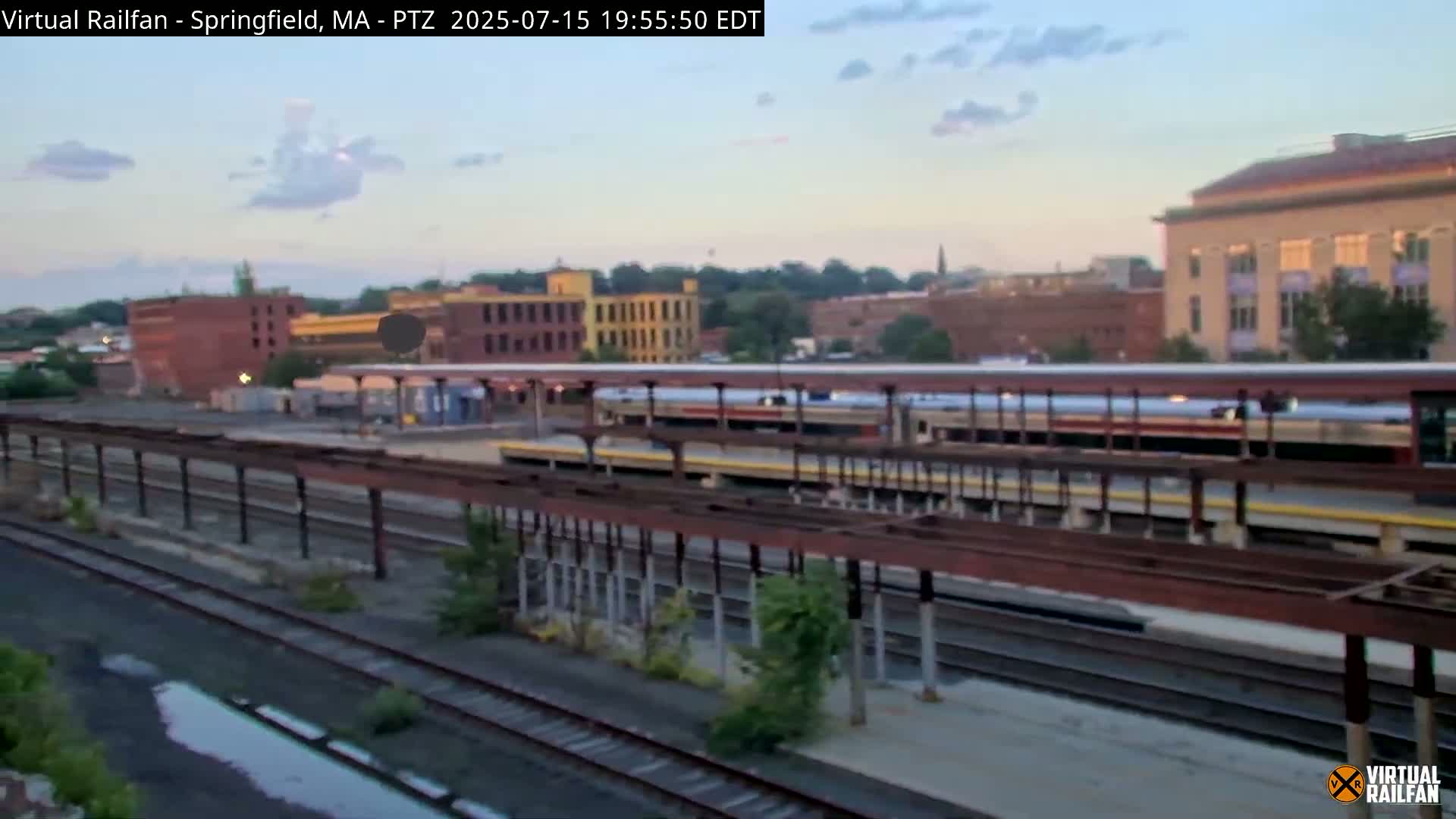Springfield City & Springfield Union Railway Station Live Cam - Springfield, Hampden, Massachusetts, USA