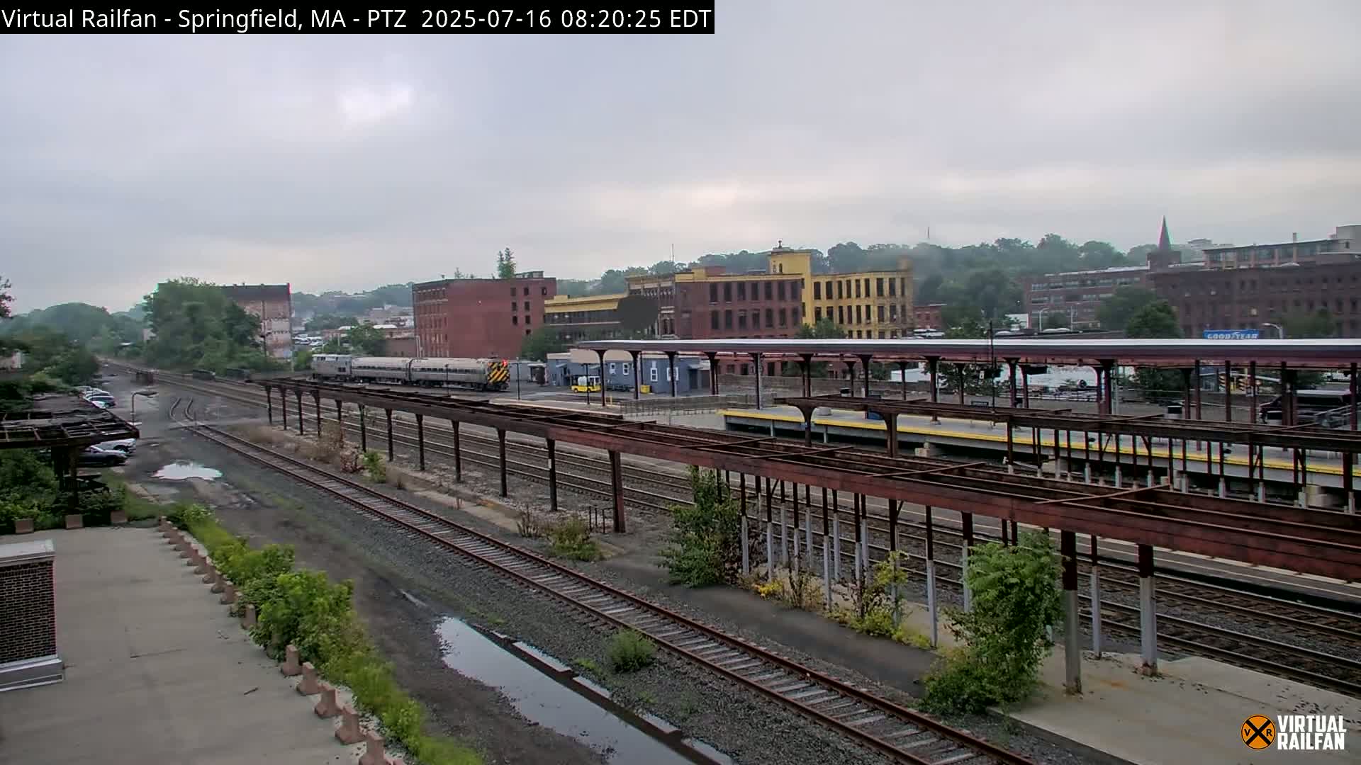 Springfield City & Springfield Union Railway Station Live Cam - Springfield, Hampden, Massachusetts, USA