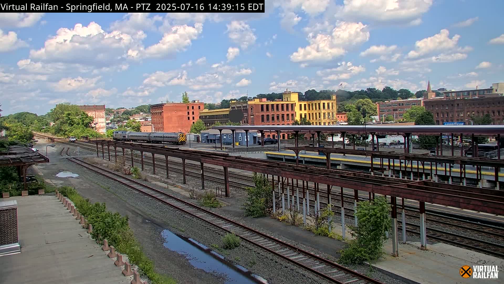 Springfield City & Springfield Union Railway Station Live Cam - Springfield, Hampden, Massachusetts, USA
