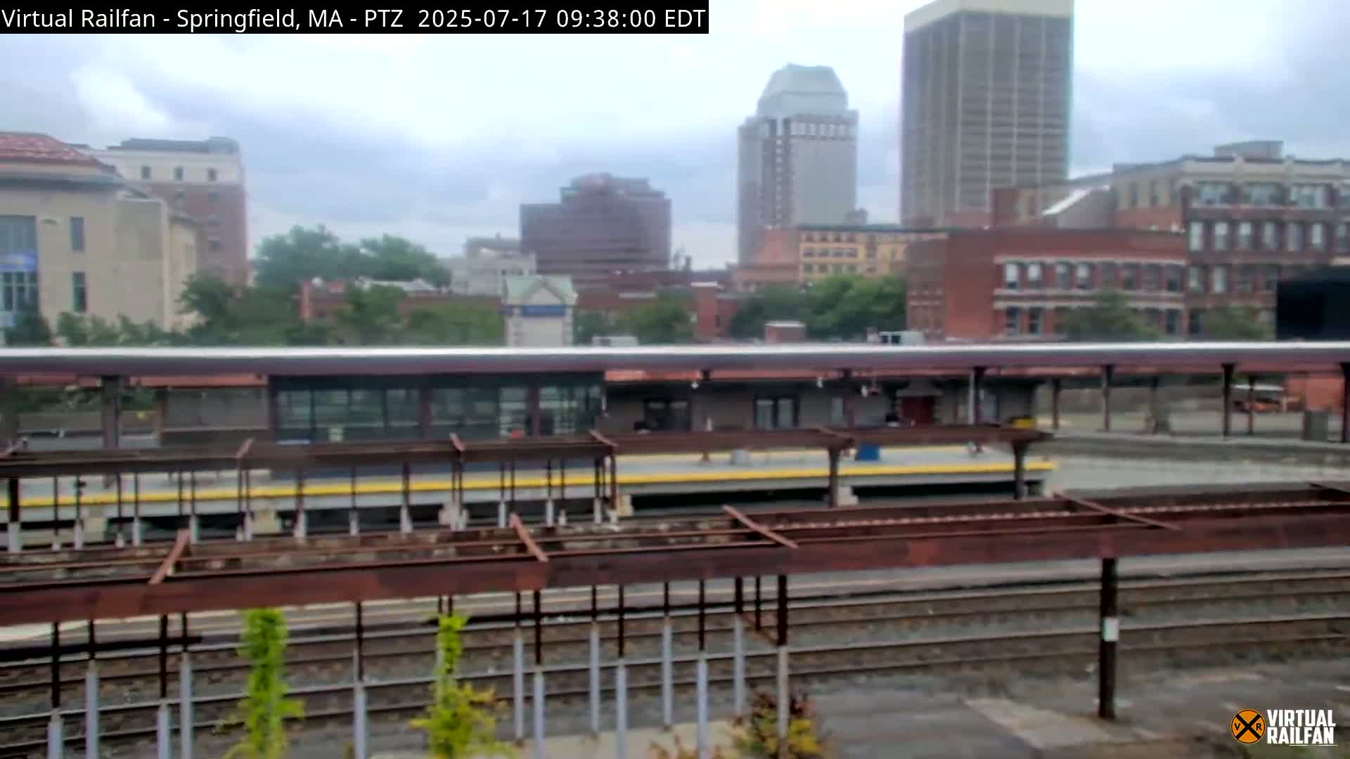 Springfield City & Springfield Union Railway Station Live Cam - Springfield, Hampden, Massachusetts, USA