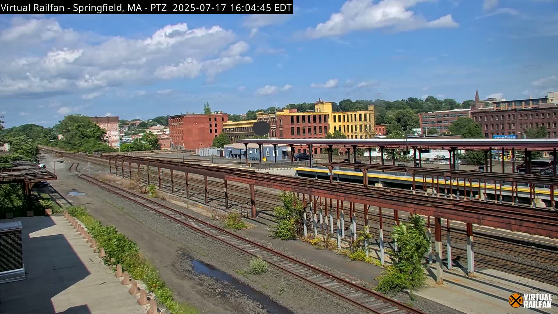 Springfield City & Springfield Union Railway Station Live Cam - Springfield, Hampden, Massachusetts, USA