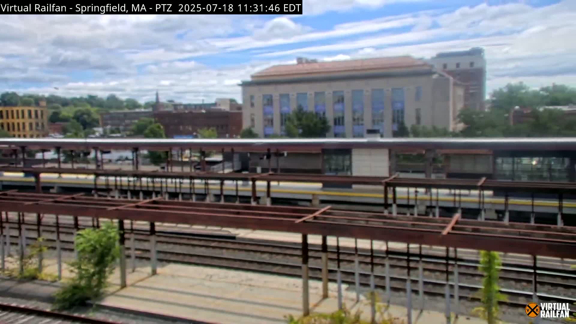 Springfield City & Springfield Union Railway Station Live Cam - Springfield, Hampden, Massachusetts, USA