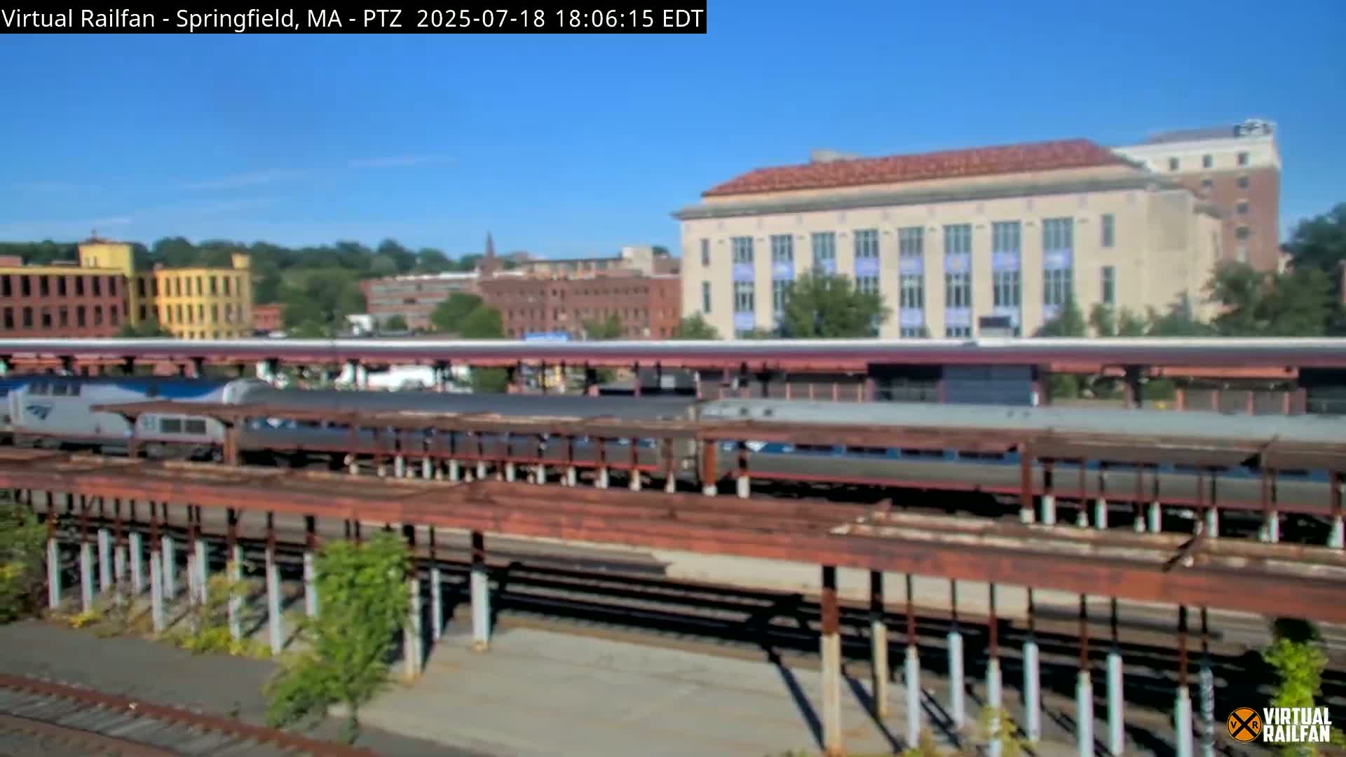 Springfield City & Springfield Union Railway Station Live Cam - Springfield, Hampden, Massachusetts, USA