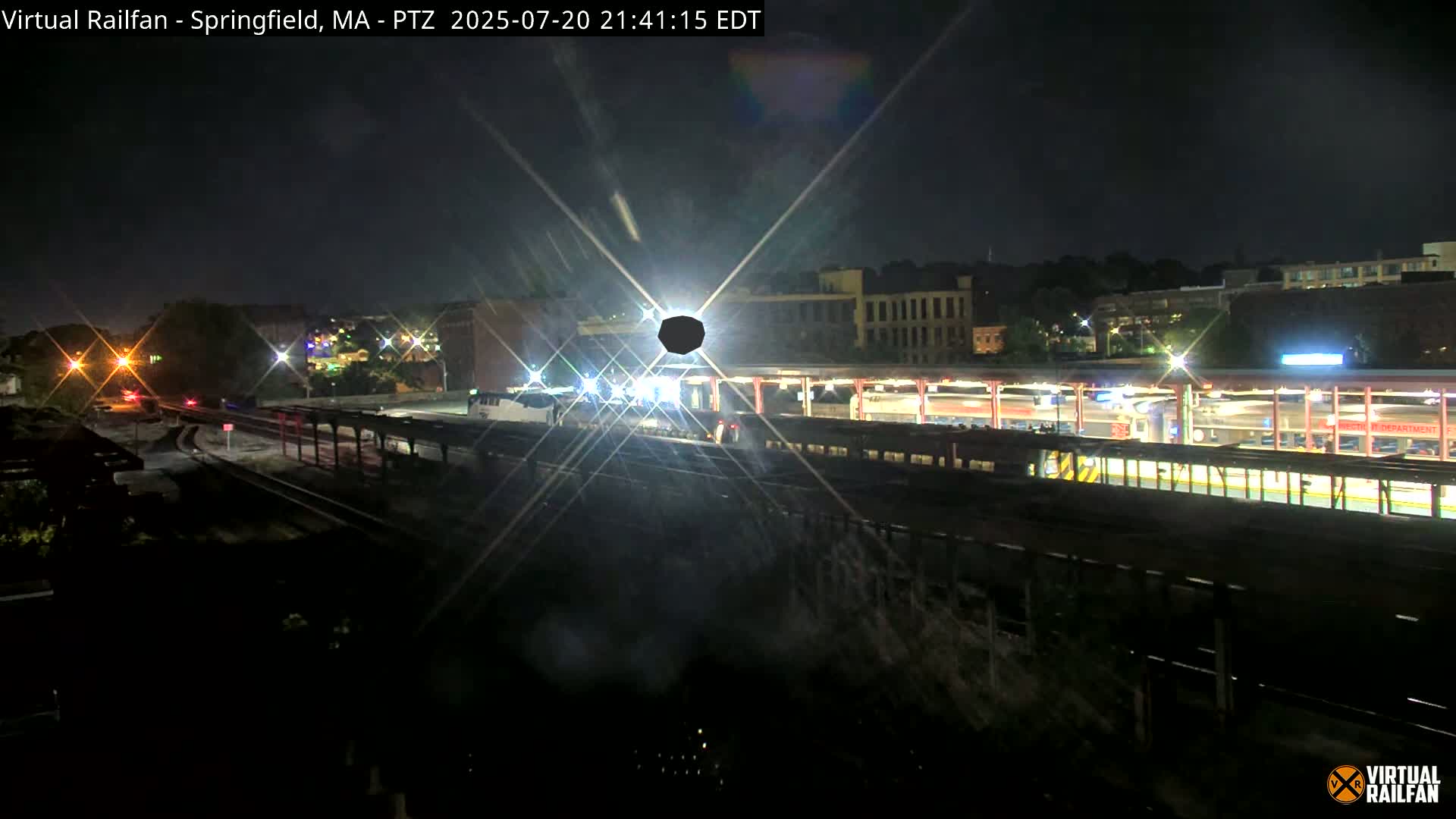 Springfield City & Springfield Union Railway Station Live Cam - Springfield, Hampden, Massachusetts, USA
