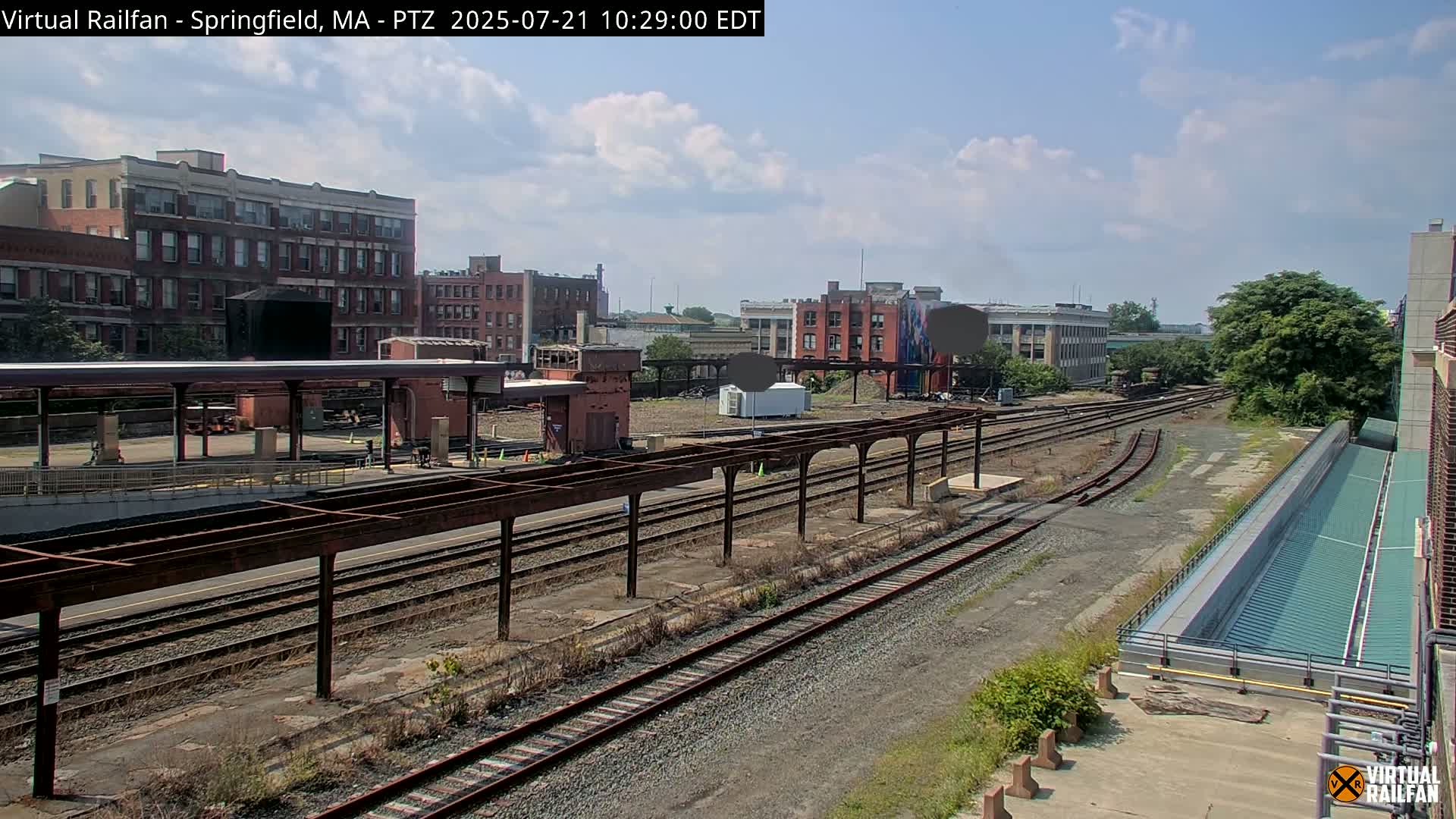 Springfield City & Springfield Union Railway Station Live Cam - Springfield, Hampden, Massachusetts, USA