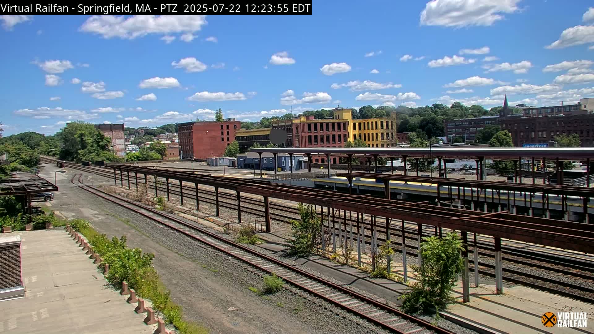 Springfield City & Springfield Union Railway Station Live Cam - Springfield, Hampden, Massachusetts, USA