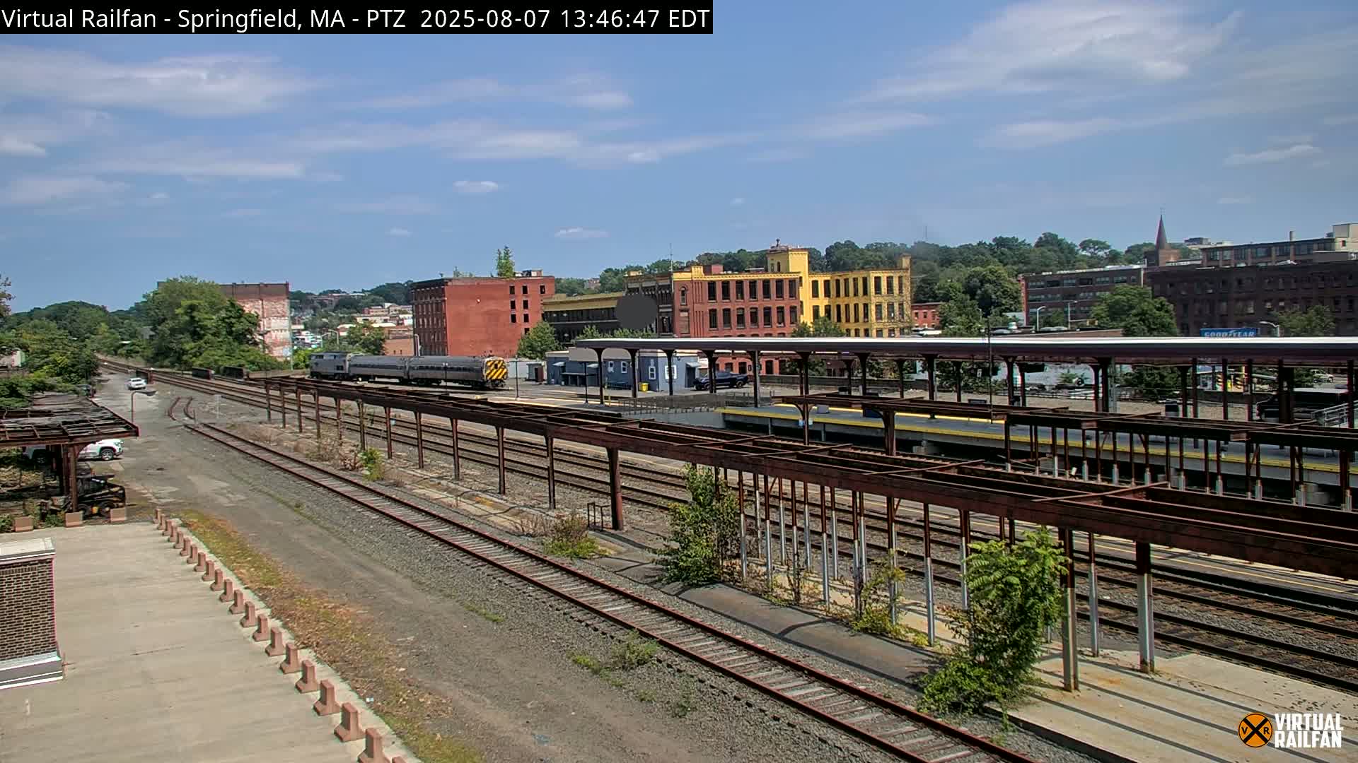 Springfield City & Springfield Union Railway Station Live Cam - Springfield, Hampden, Massachusetts, USA