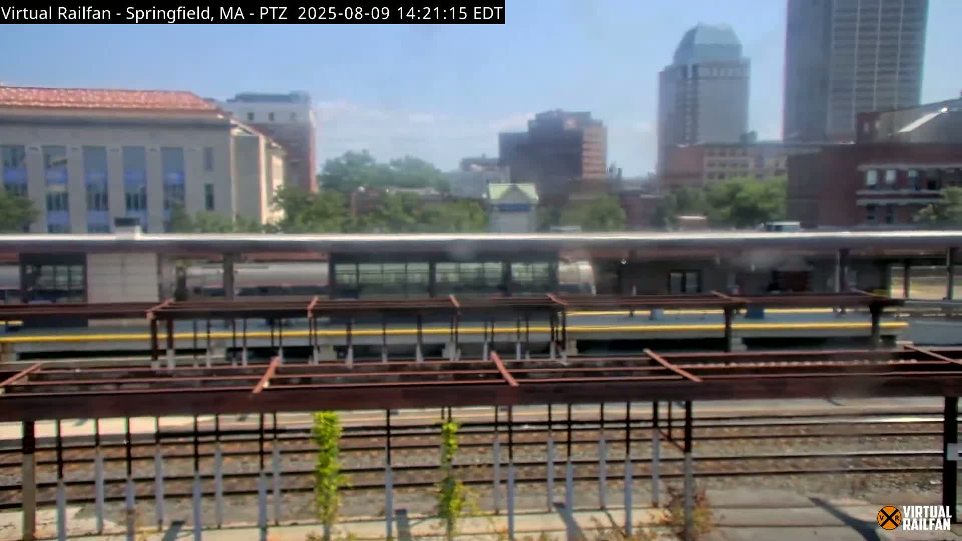 Springfield City & Springfield Union Railway Station Live Cam - Springfield, Hampden, Massachusetts, USA