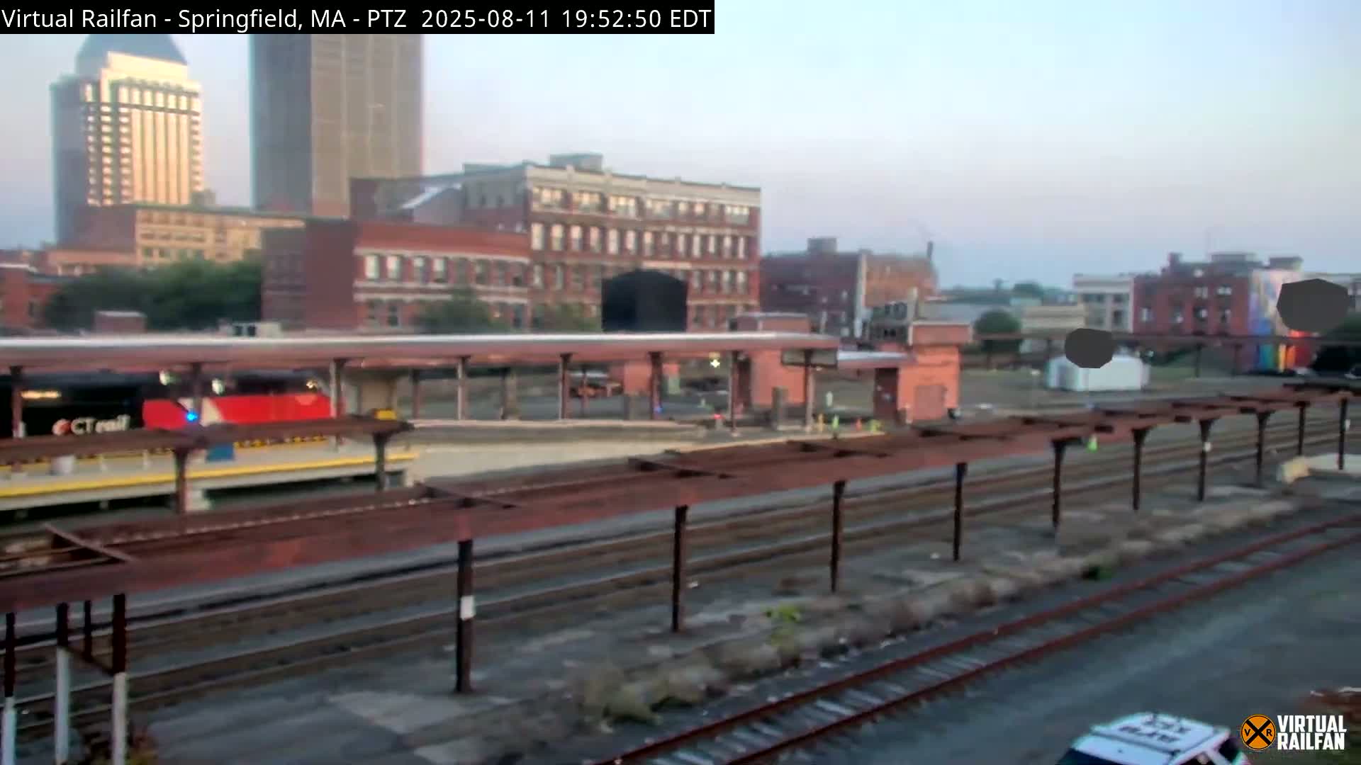 Springfield City & Springfield Union Railway Station Live Cam - Springfield, Hampden, Massachusetts, USA