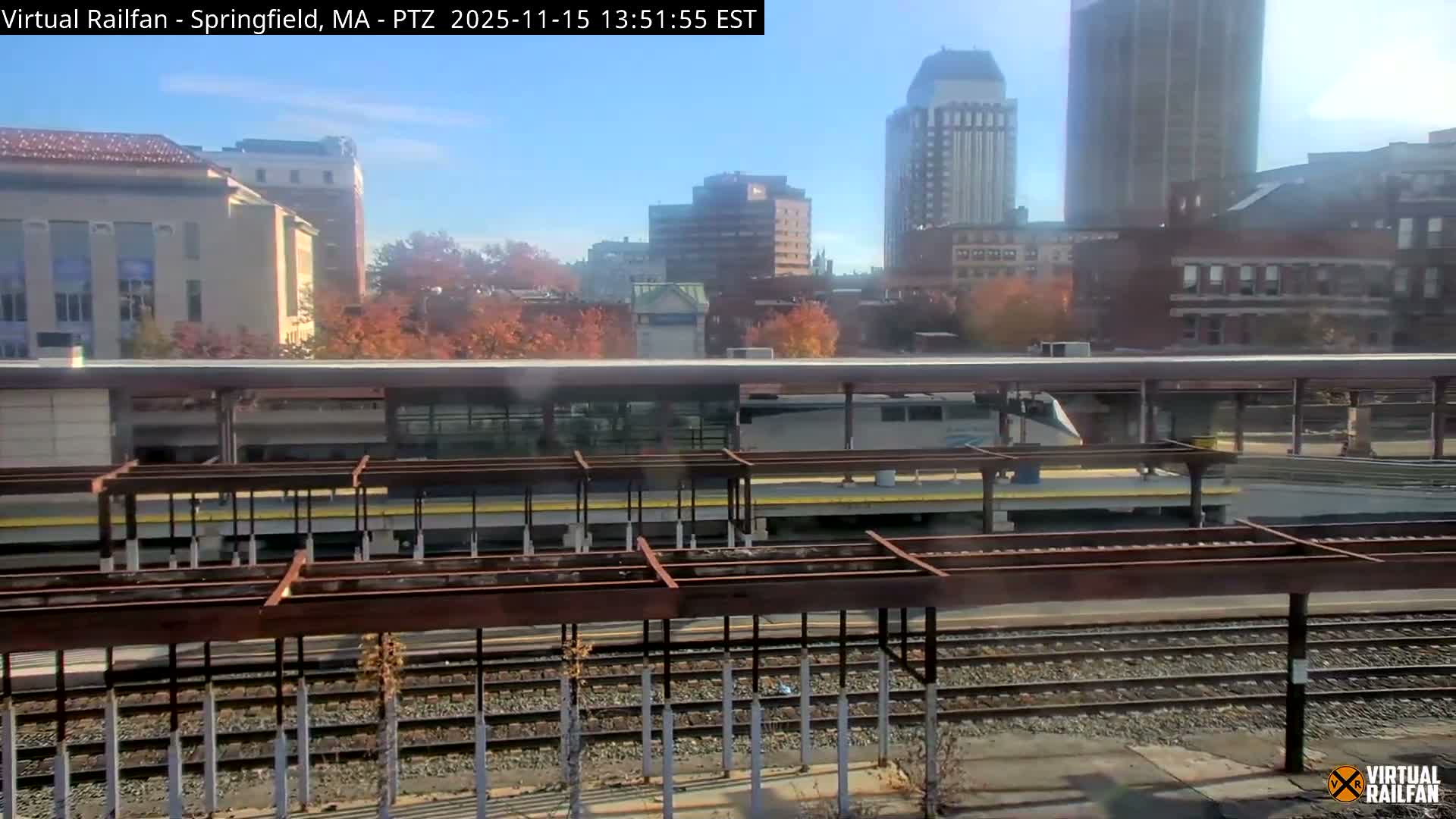 Springfield City & Springfield Union Railway Station Live Cam - Springfield, Hampden, Massachusetts, USA