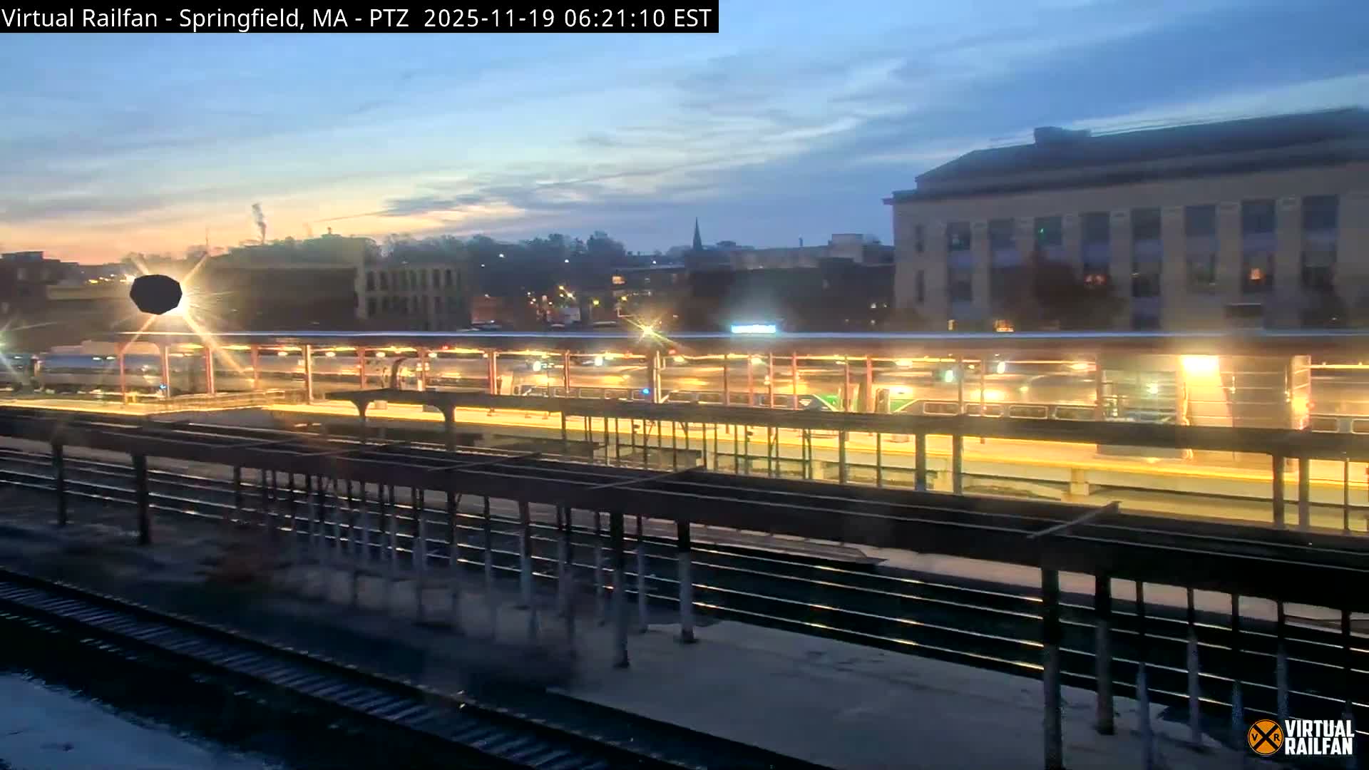 Springfield City & Springfield Union Railway Station Live Cam - Springfield, Hampden, Massachusetts, USA