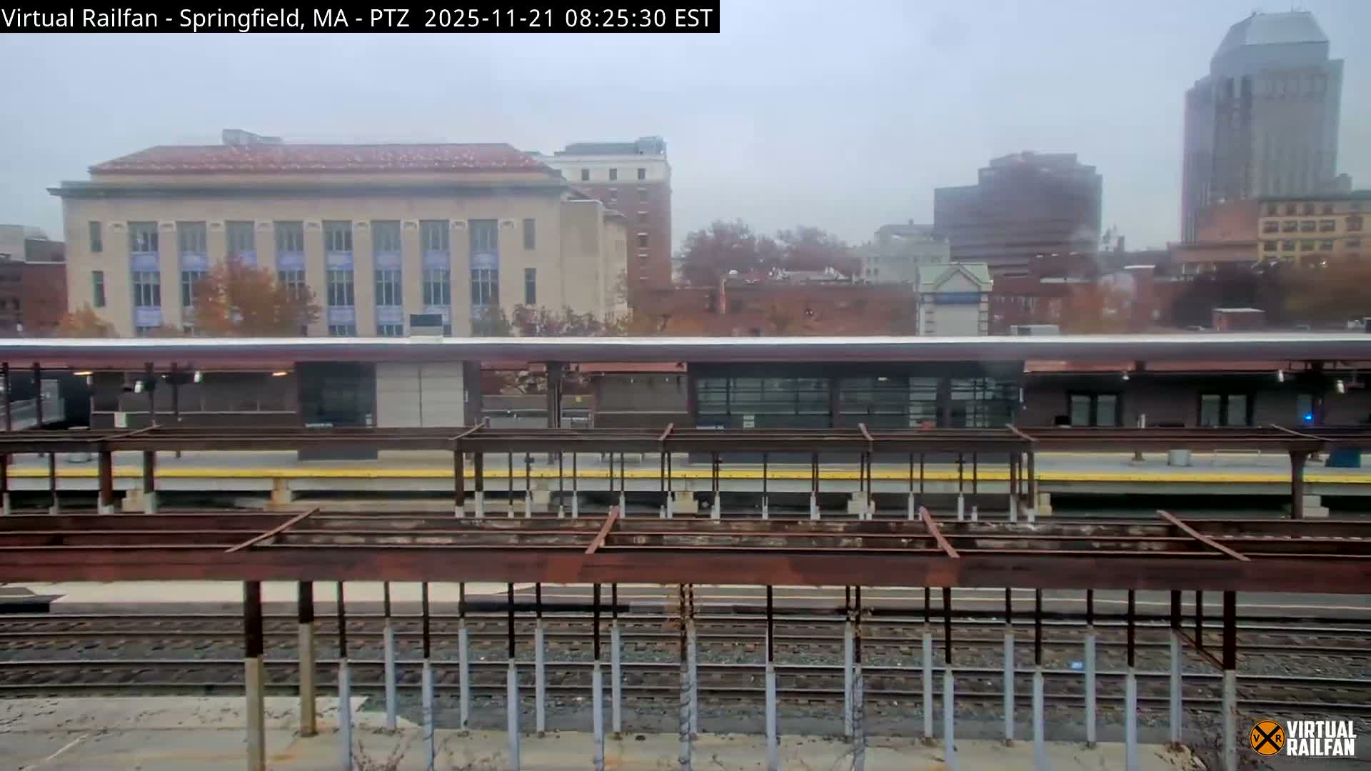 Springfield City & Springfield Union Railway Station Live Cam - Springfield, Hampden, Massachusetts, USA
