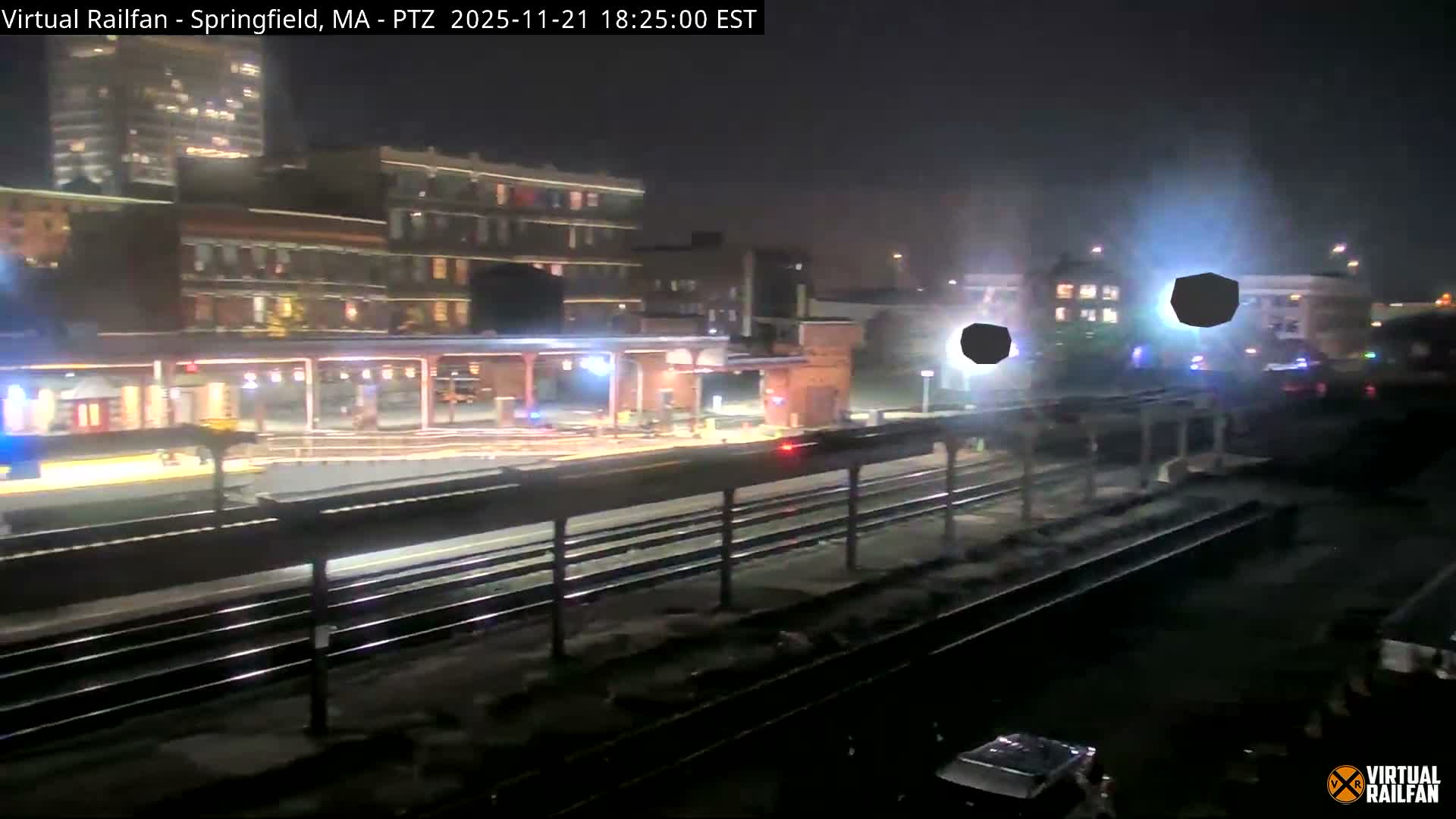 Springfield City & Springfield Union Railway Station Live Cam - Springfield, Hampden, Massachusetts, USA