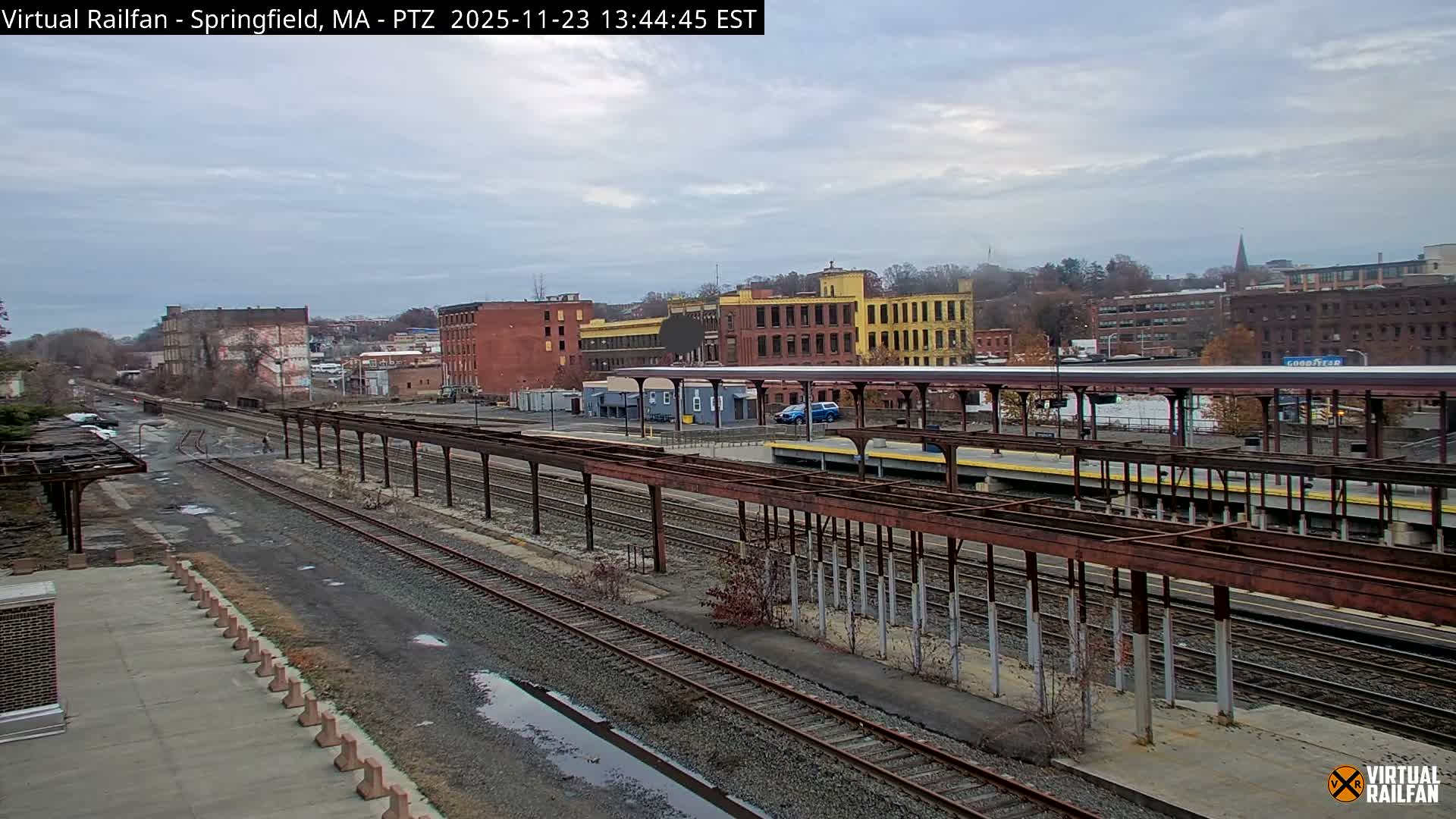 Springfield City & Springfield Union Railway Station Live Cam - Springfield, Hampden, Massachusetts, USA