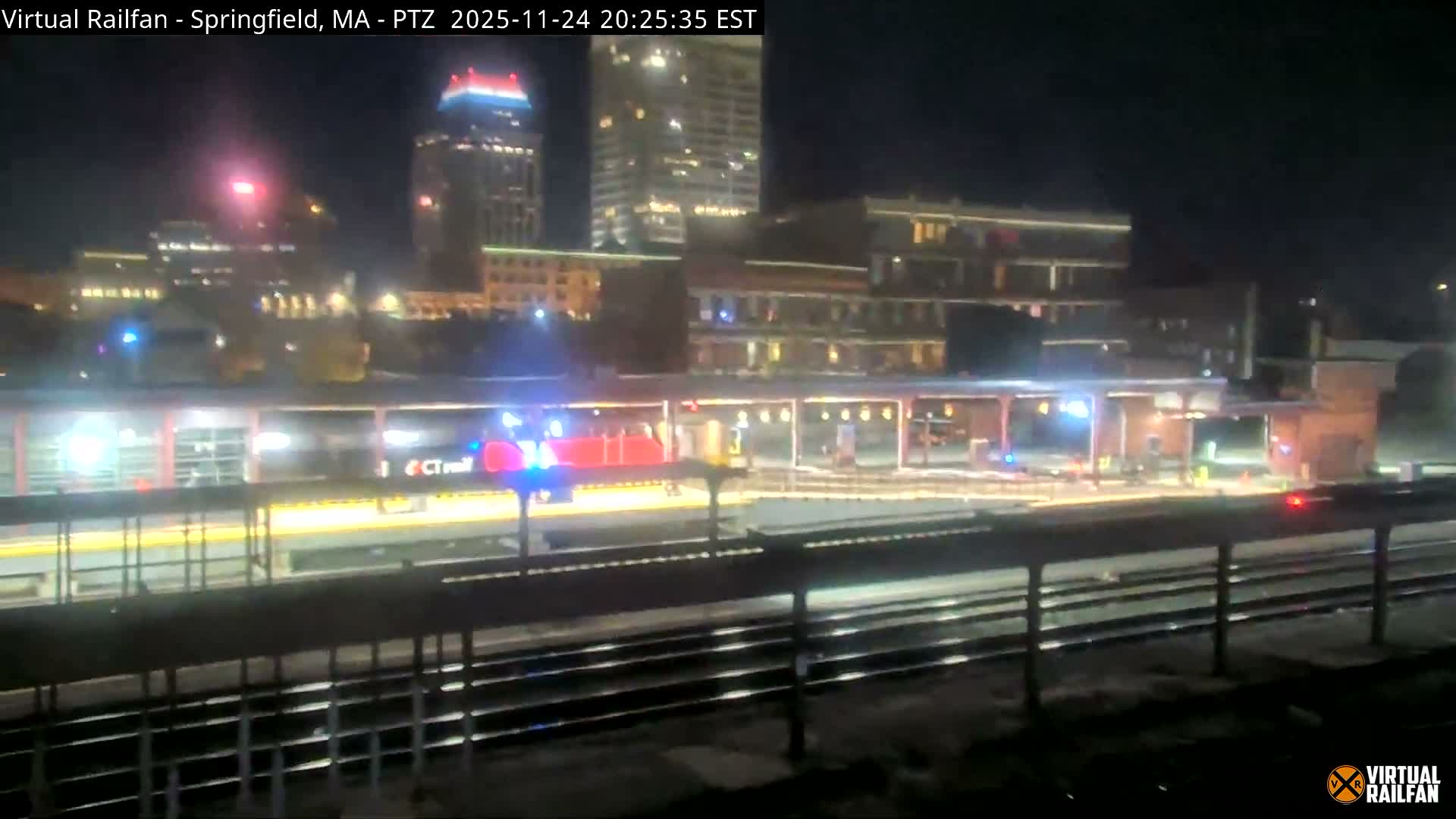 Springfield City & Springfield Union Railway Station Live Cam - Springfield, Hampden, Massachusetts, USA
