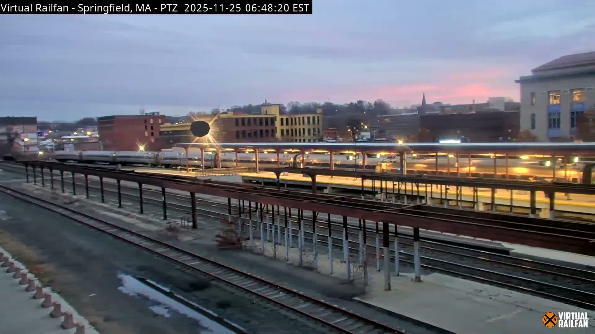 Springfield City & Springfield Union Railway Station Live Cam - Springfield, Hampden, Massachusetts, USA