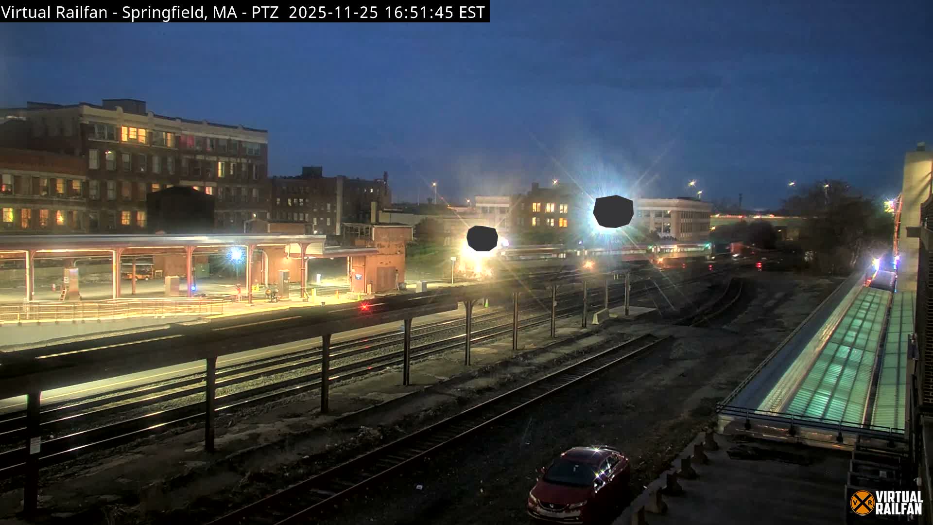 Springfield City & Springfield Union Railway Station Live Cam - Springfield, Hampden, Massachusetts, USA