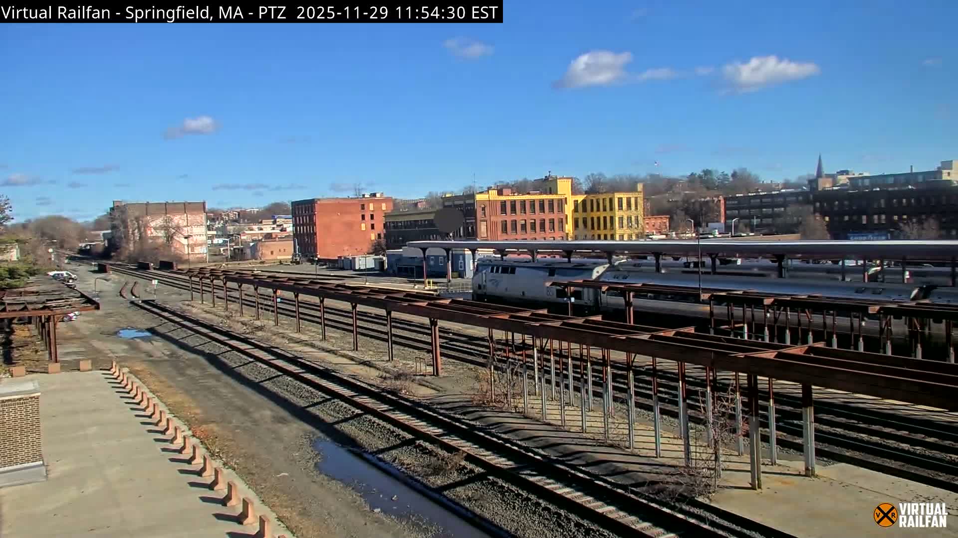 Springfield City & Springfield Union Railway Station Live Cam - Springfield, Hampden, Massachusetts, USA