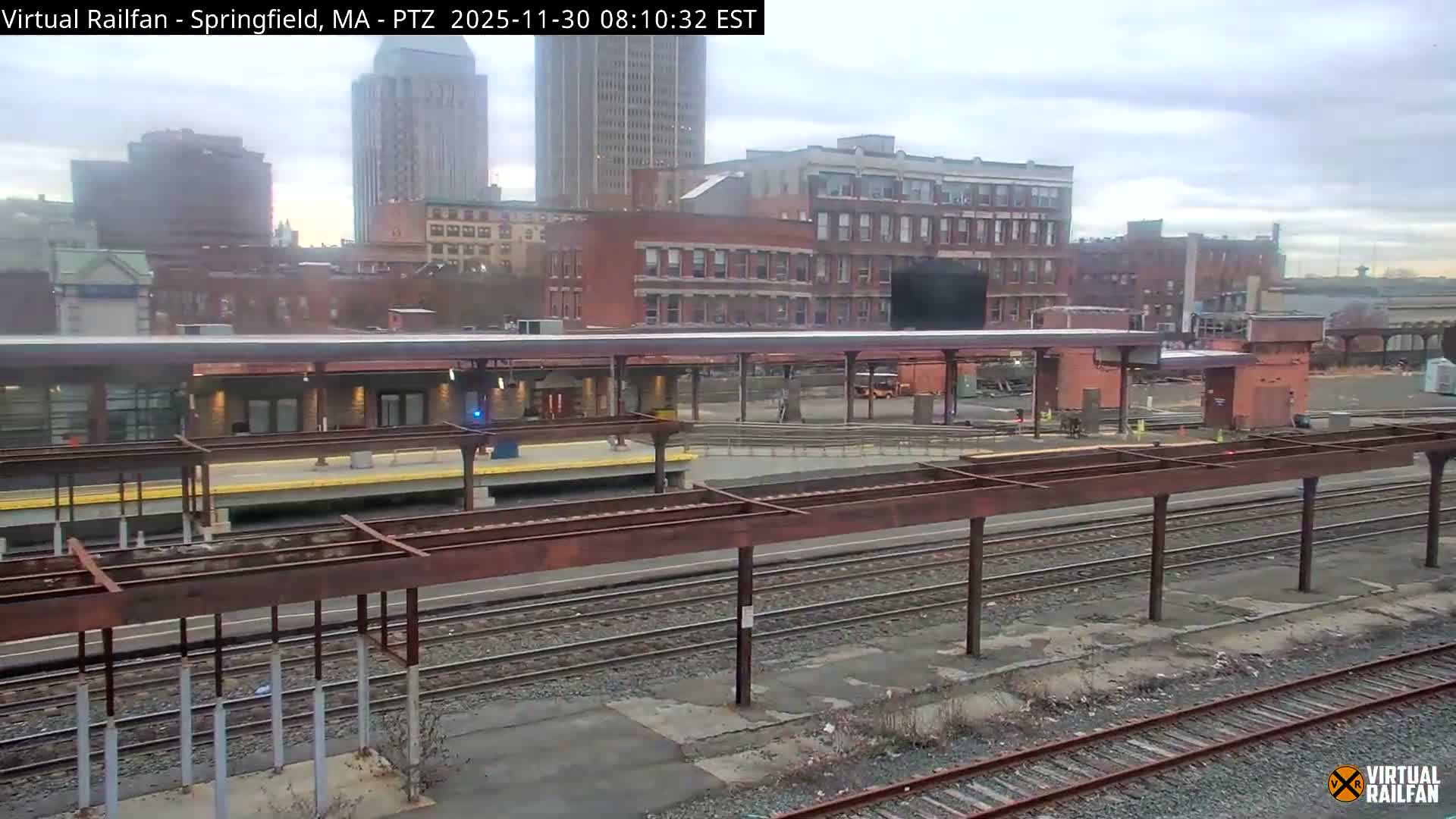 Springfield City & Springfield Union Railway Station Live Cam - Springfield, Hampden, Massachusetts, USA