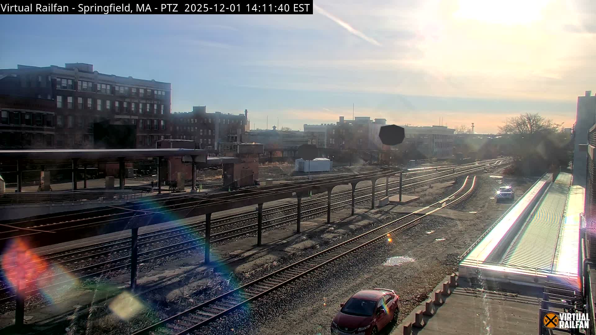 Springfield City & Springfield Union Railway Station Live Cam - Springfield, Hampden, Massachusetts, USA