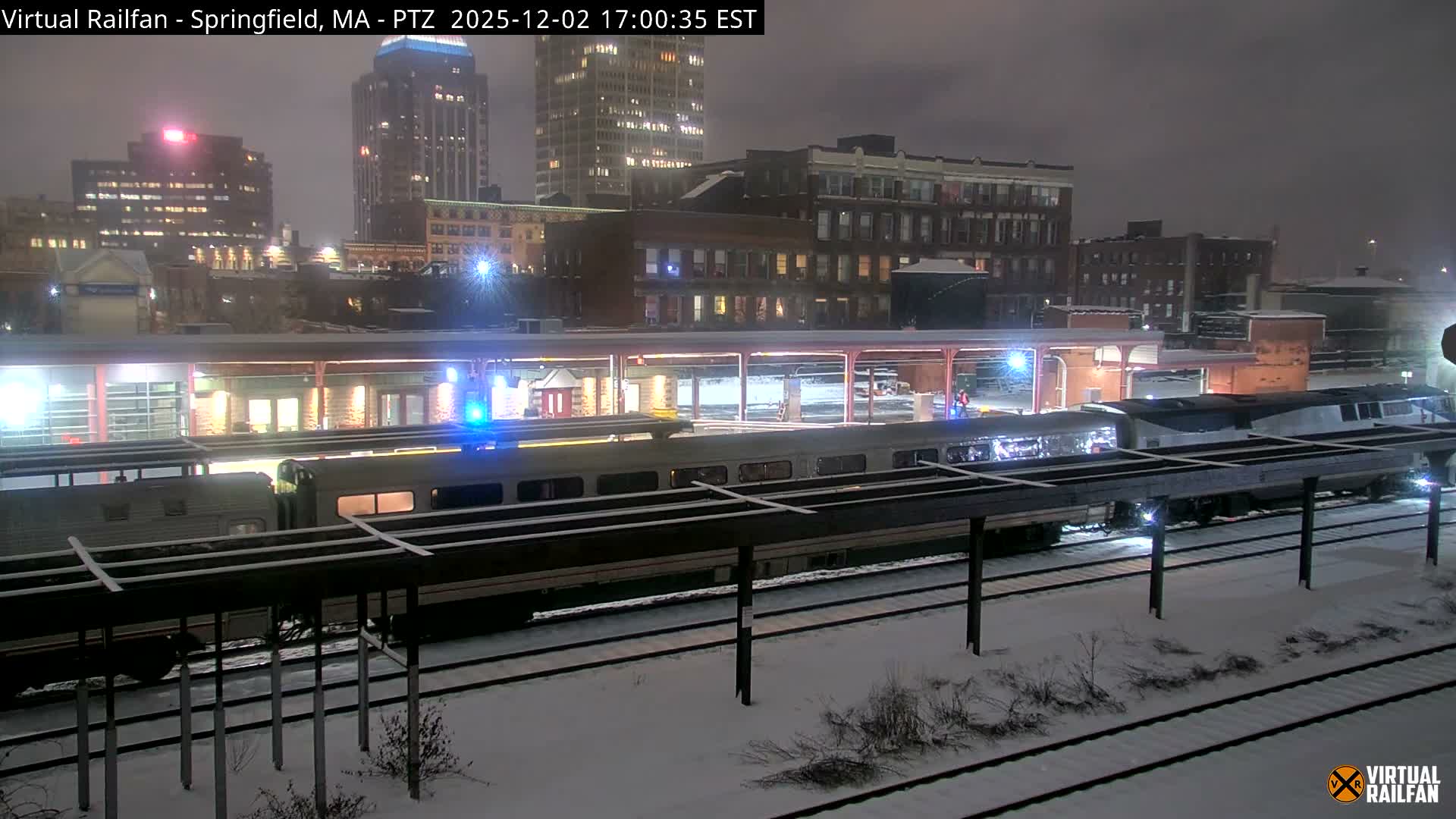Springfield City & Springfield Union Railway Station Live Cam - Springfield, Hampden, Massachusetts, USA