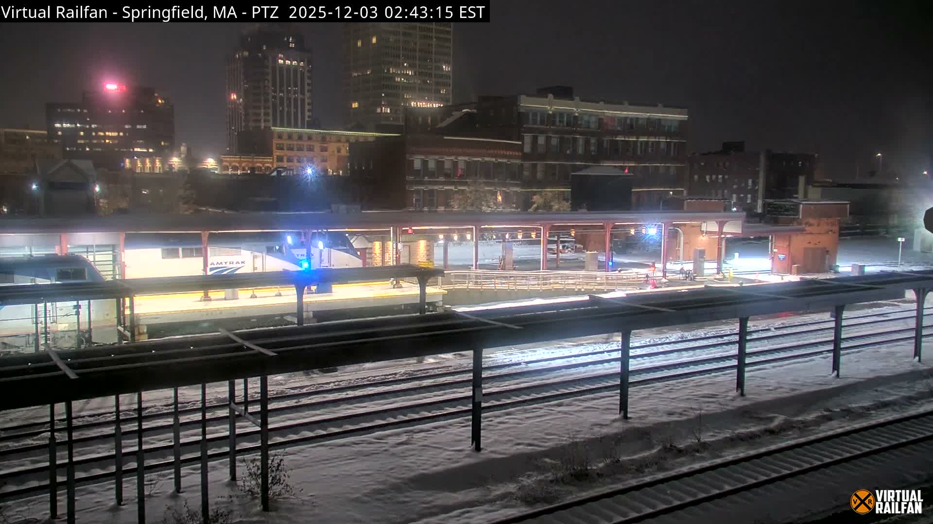 Springfield City & Springfield Union Railway Station Live Cam - Springfield, Hampden, Massachusetts, USA
