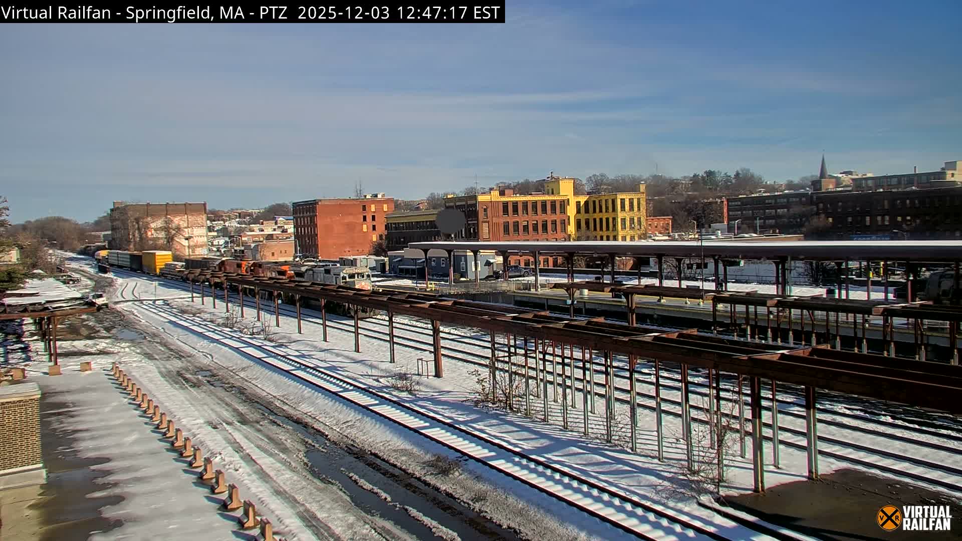Springfield City & Springfield Union Railway Station Live Cam - Springfield, Hampden, Massachusetts, USA