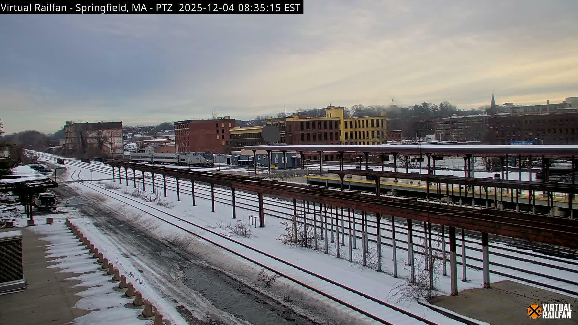 Springfield City & Springfield Union Railway Station Live Cam - Springfield, Hampden, Massachusetts, USA
