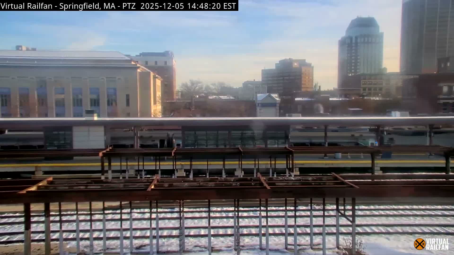 Springfield City & Springfield Union Railway Station Live Cam - Springfield, Hampden, Massachusetts, USA