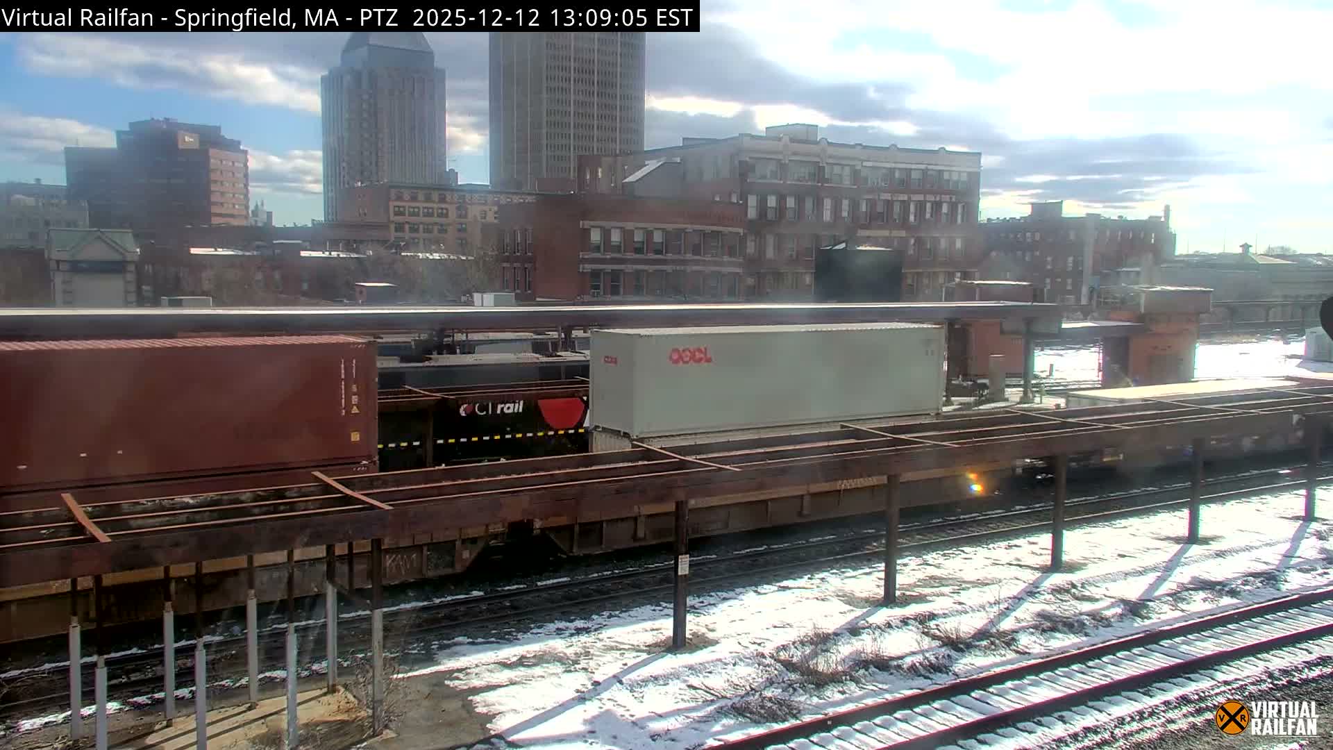 Springfield City & Springfield Union Railway Station Live Cam - Springfield, Hampden, Massachusetts, USA