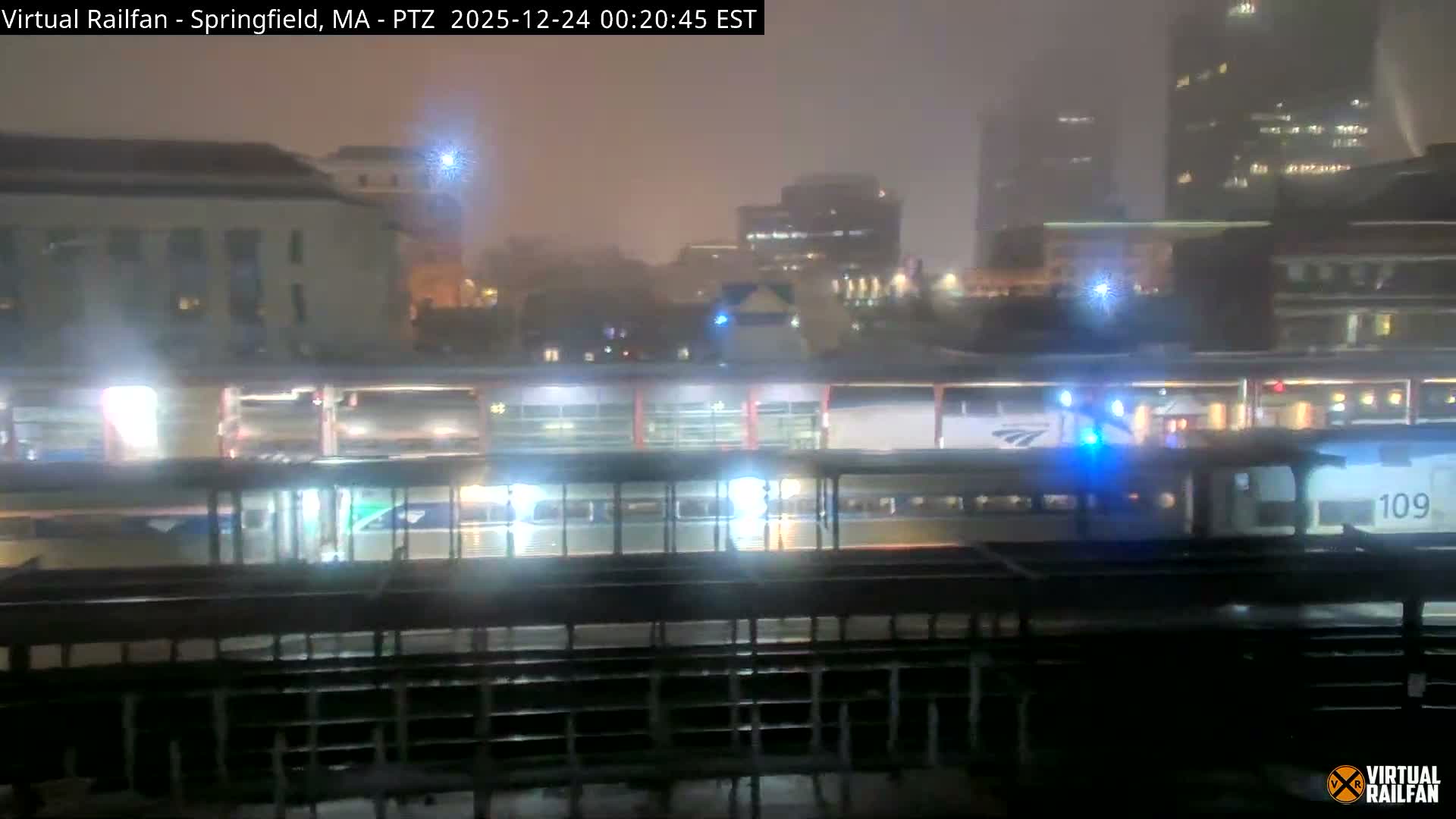 Springfield City & Springfield Union Railway Station Live Cam - Springfield, Hampden, Massachusetts, USA