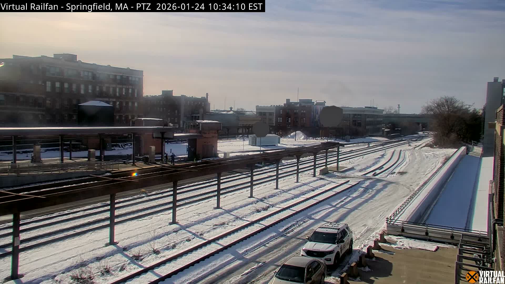 Springfield City & Springfield Union Railway Station Live Cam - Springfield, Hampden, Massachusetts, USA