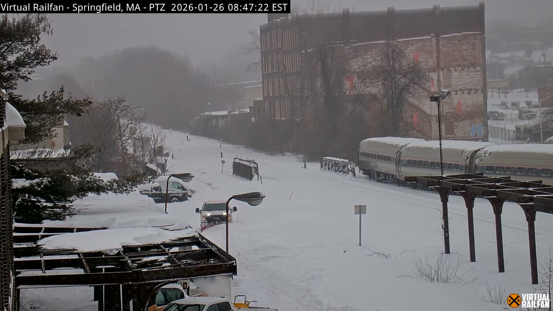 Springfield City & Springfield Union Railway Station Live Cam - Springfield, Hampden, Massachusetts, USA