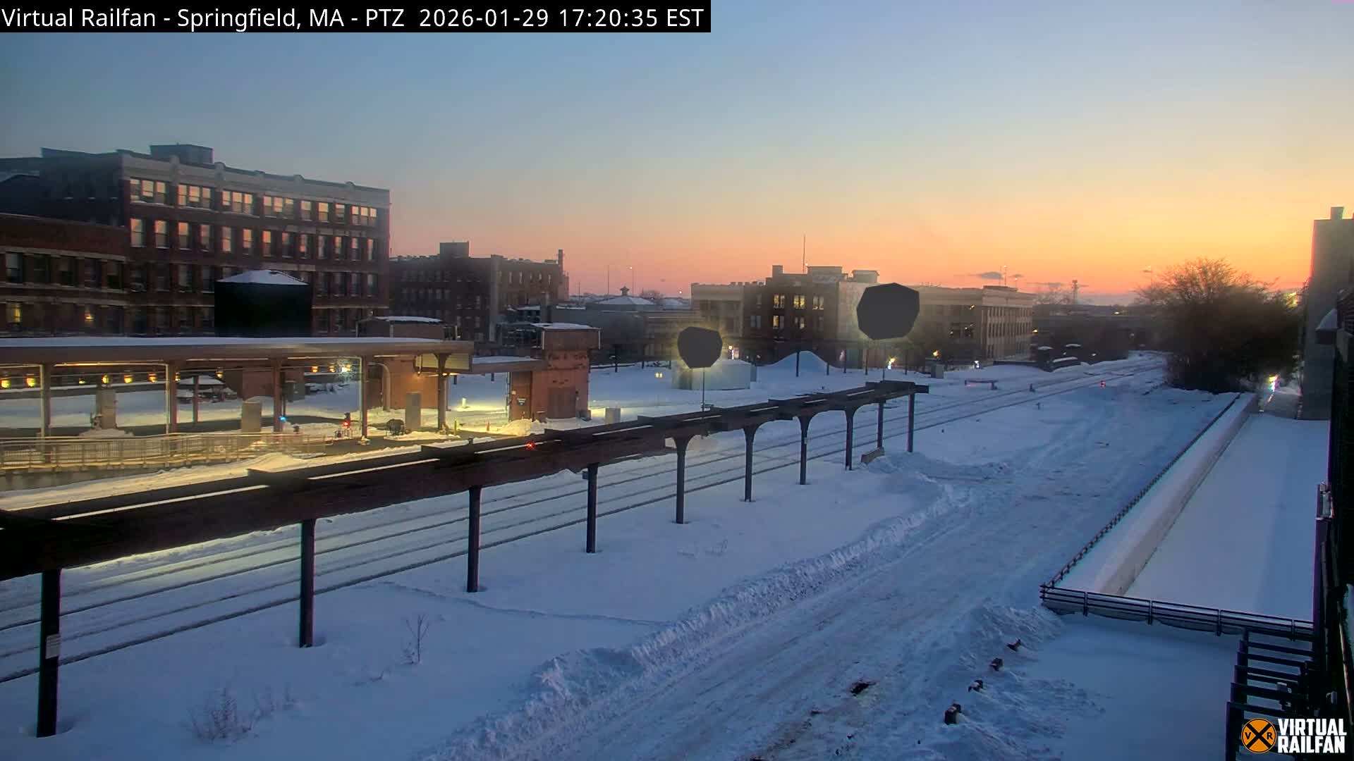Springfield City & Springfield Union Railway Station Live Cam - Springfield, Hampden, Massachusetts, USA