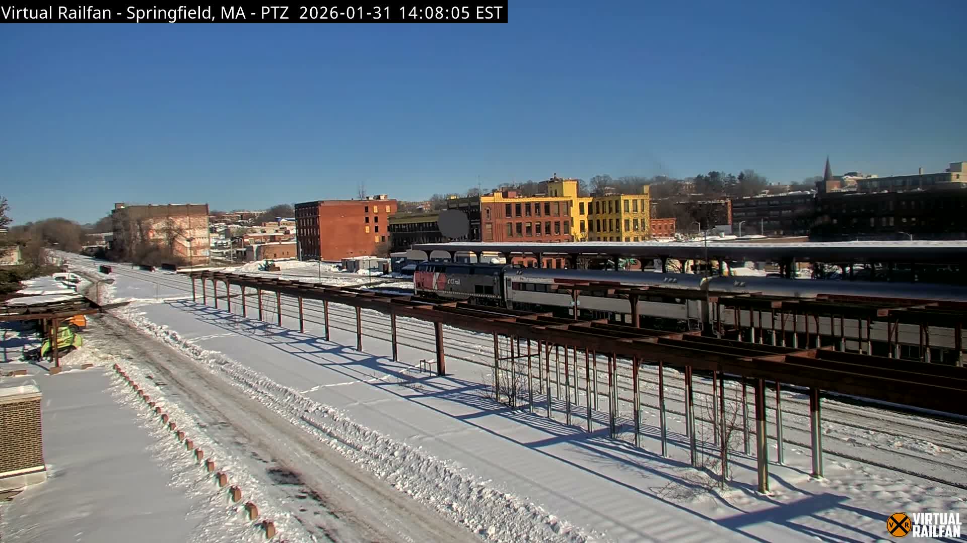 Springfield City & Springfield Union Railway Station Live Cam - Springfield, Hampden, Massachusetts, USA