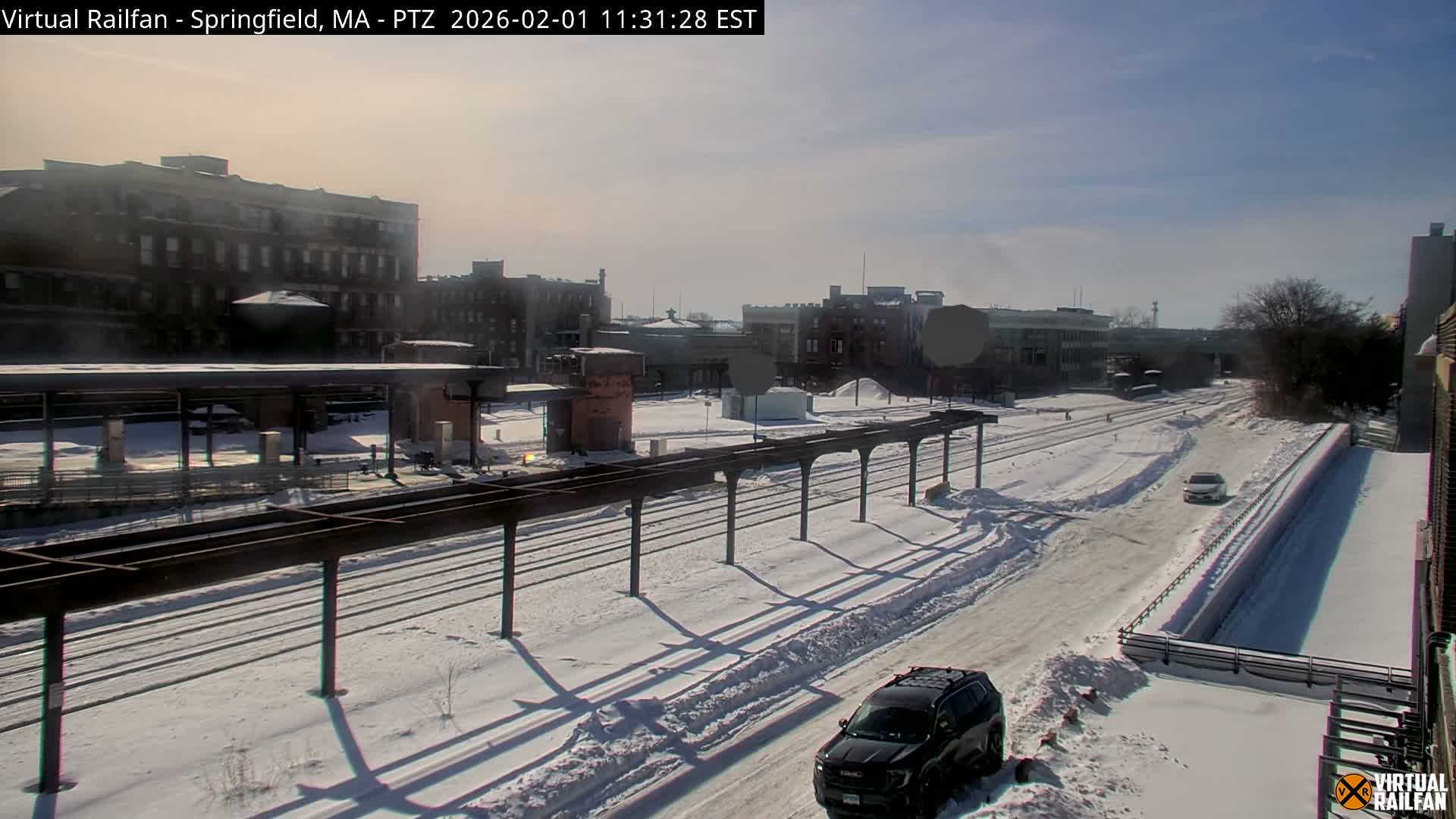 Springfield City & Springfield Union Railway Station Live Cam - Springfield, Hampden, Massachusetts, USA