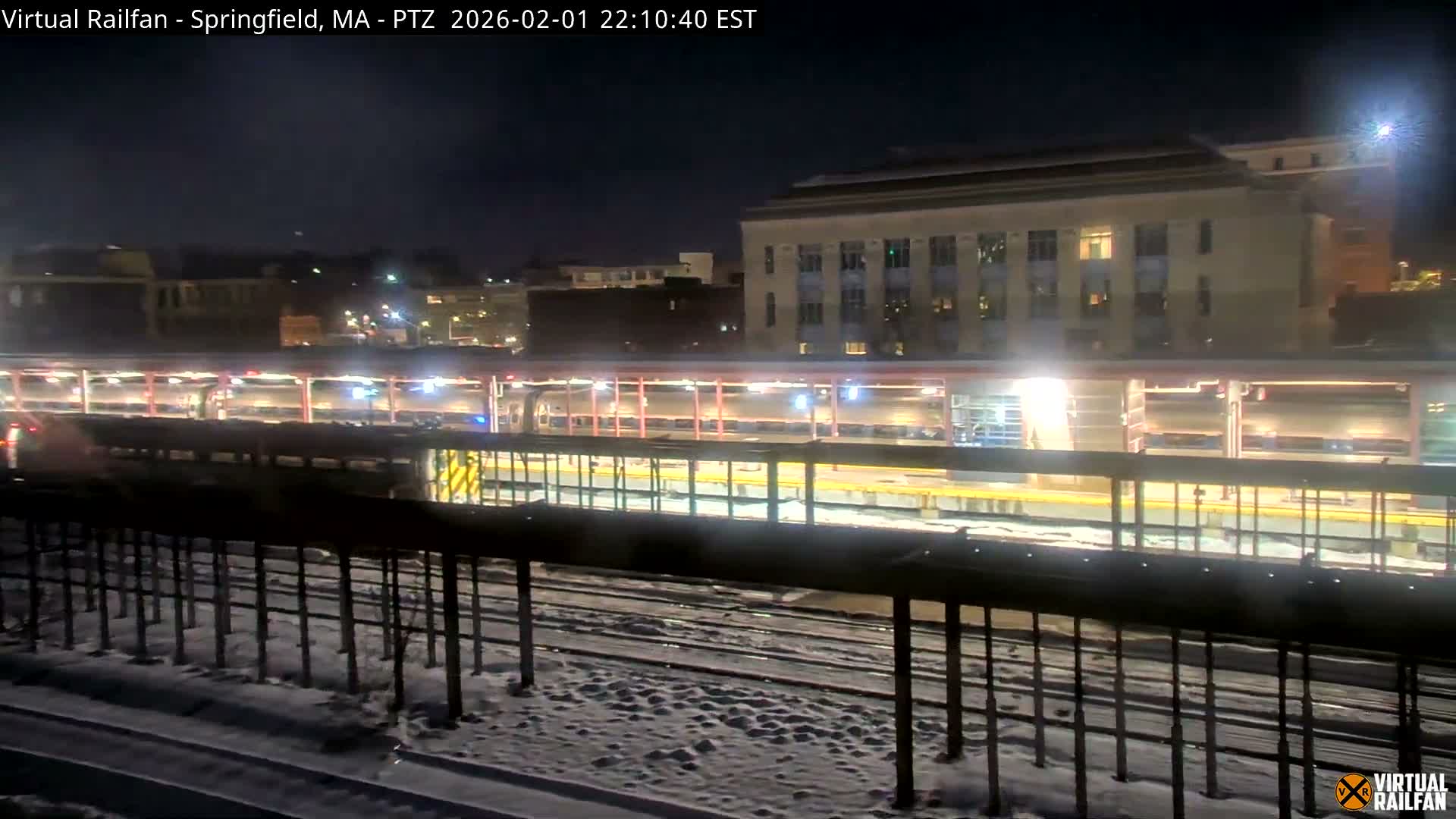 Springfield City & Springfield Union Railway Station Live Cam - Springfield, Hampden, Massachusetts, USA