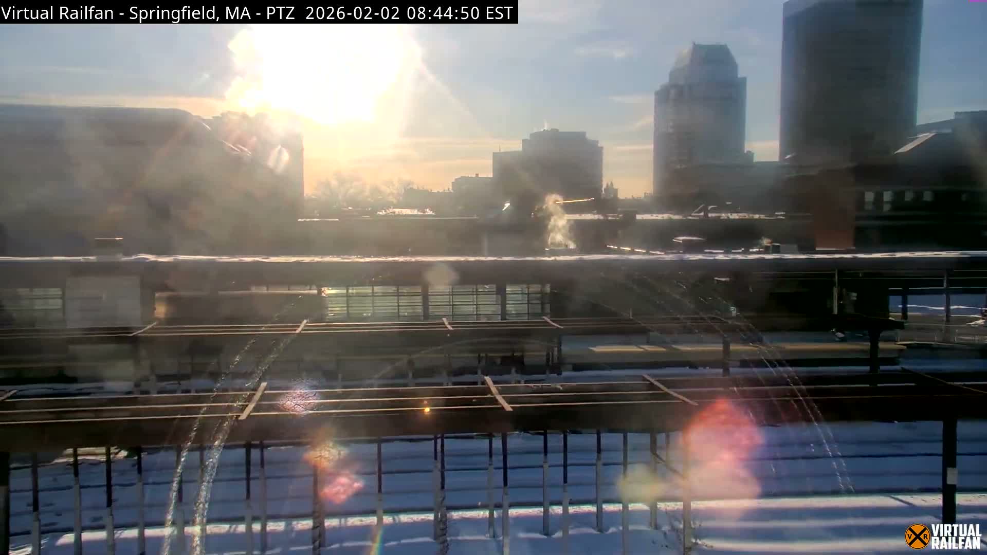 Springfield City & Springfield Union Railway Station Live Cam - Springfield, Hampden, Massachusetts, USA