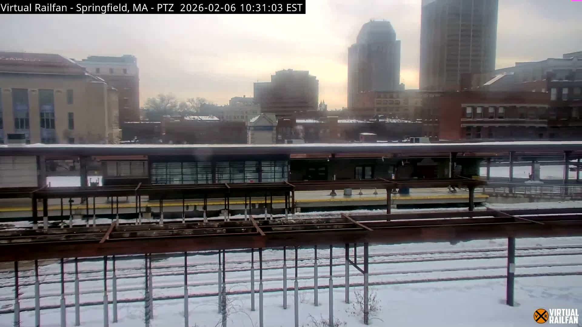 Springfield City & Springfield Union Railway Station Live Cam - Springfield, Hampden, Massachusetts, USA