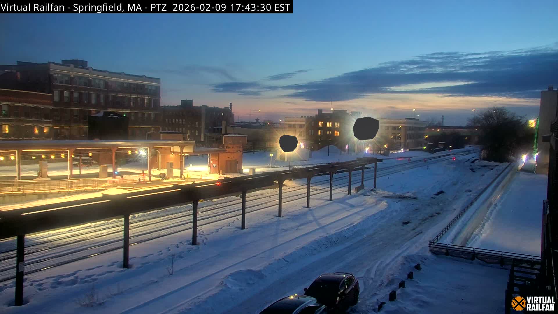 Springfield City & Springfield Union Railway Station Live Cam - Springfield, Hampden, Massachusetts, USA