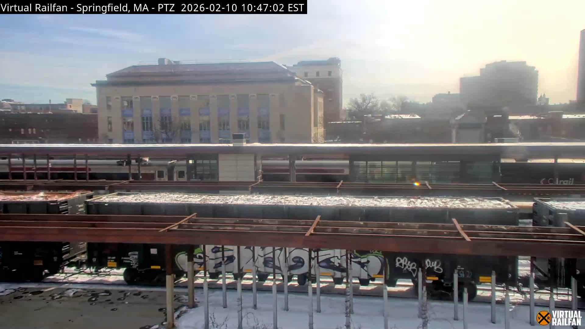 Springfield City & Springfield Union Railway Station Live Cam - Springfield, Hampden, Massachusetts, USA