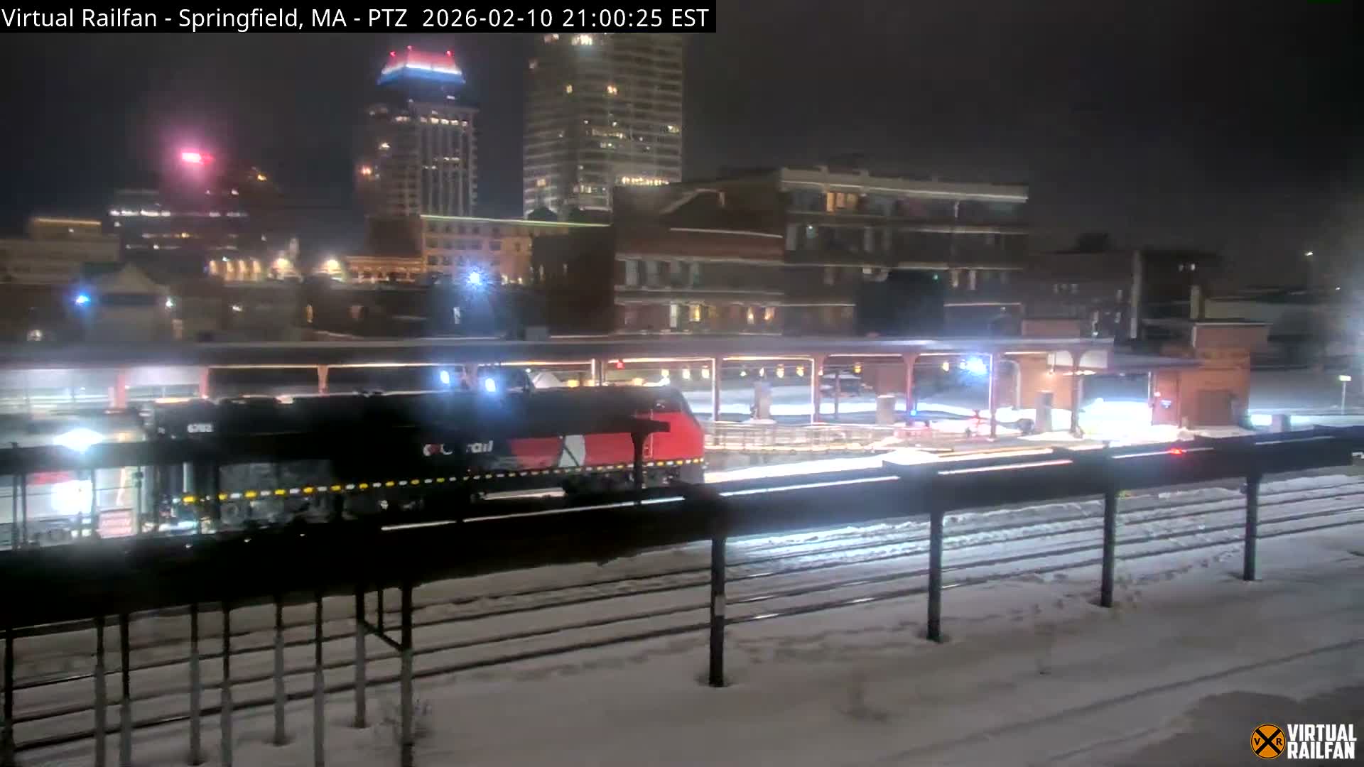 Springfield City & Springfield Union Railway Station Live Cam - Springfield, Hampden, Massachusetts, USA