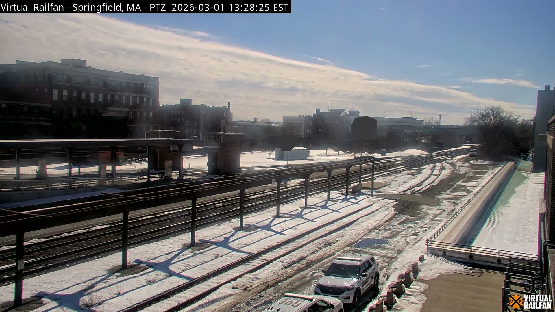 Springfield City & Springfield Union Railway Station Live Cam - Springfield, Hampden, Massachusetts, USA