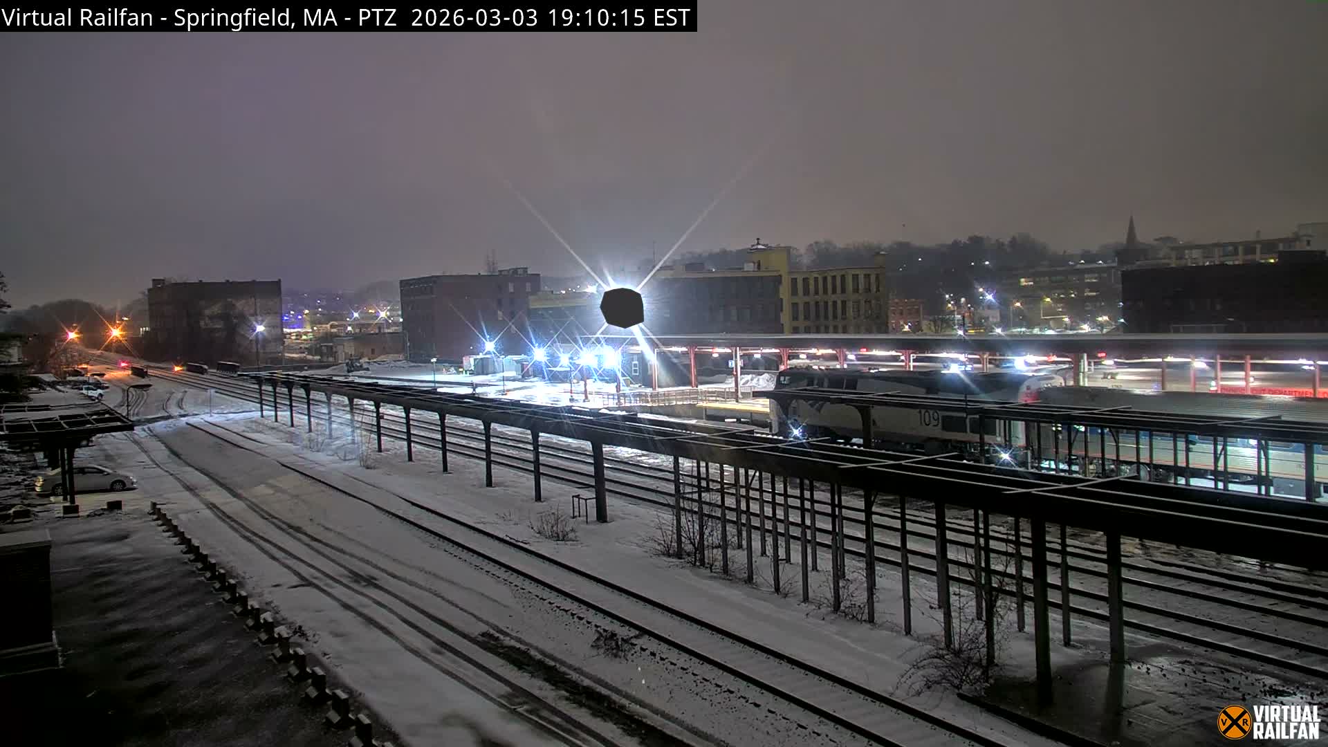 Springfield City & Springfield Union Railway Station Live Cam - Springfield, Hampden, Massachusetts, USA