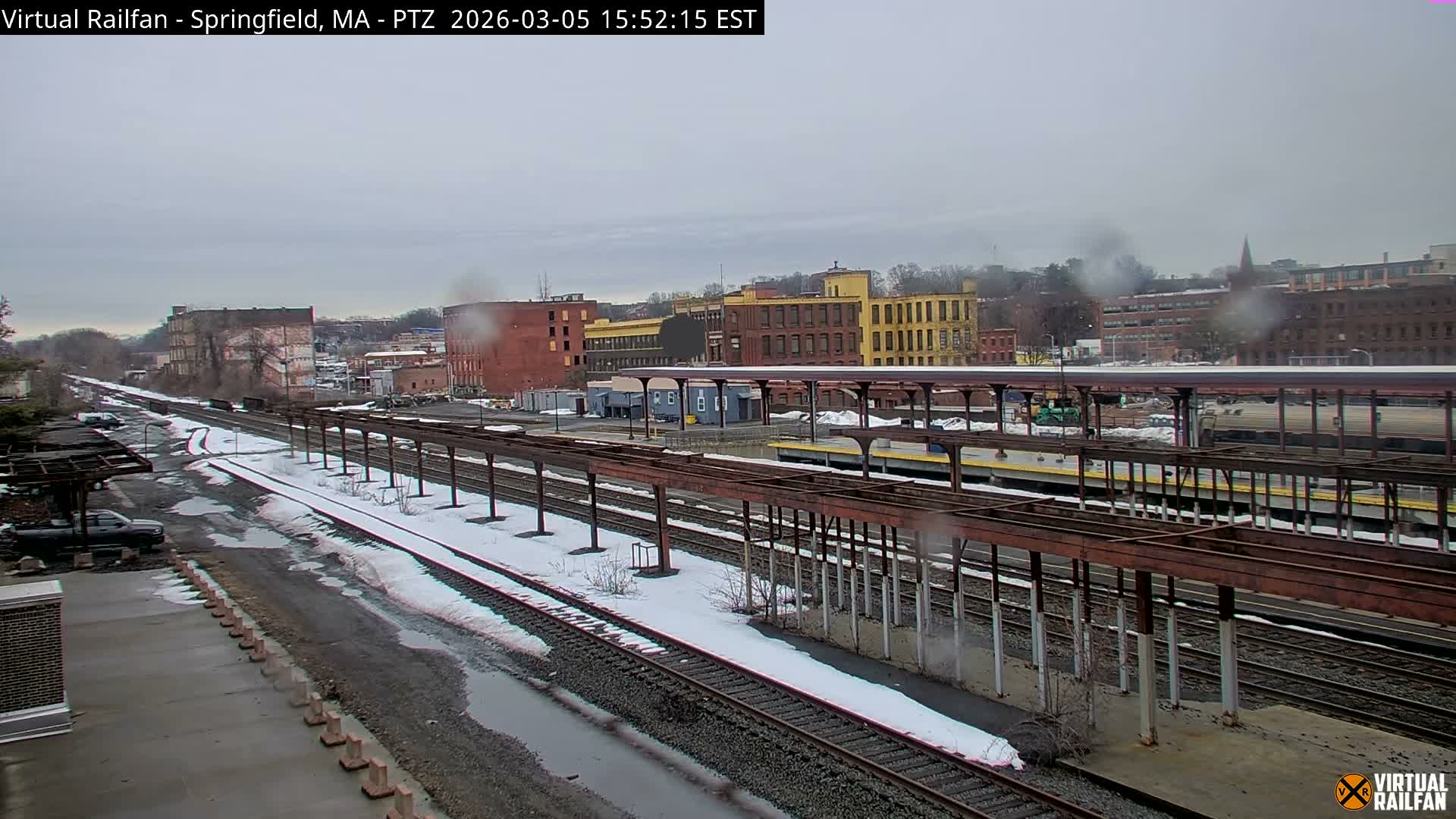 Springfield City & Springfield Union Railway Station Live Cam - Springfield, Hampden, Massachusetts, USA